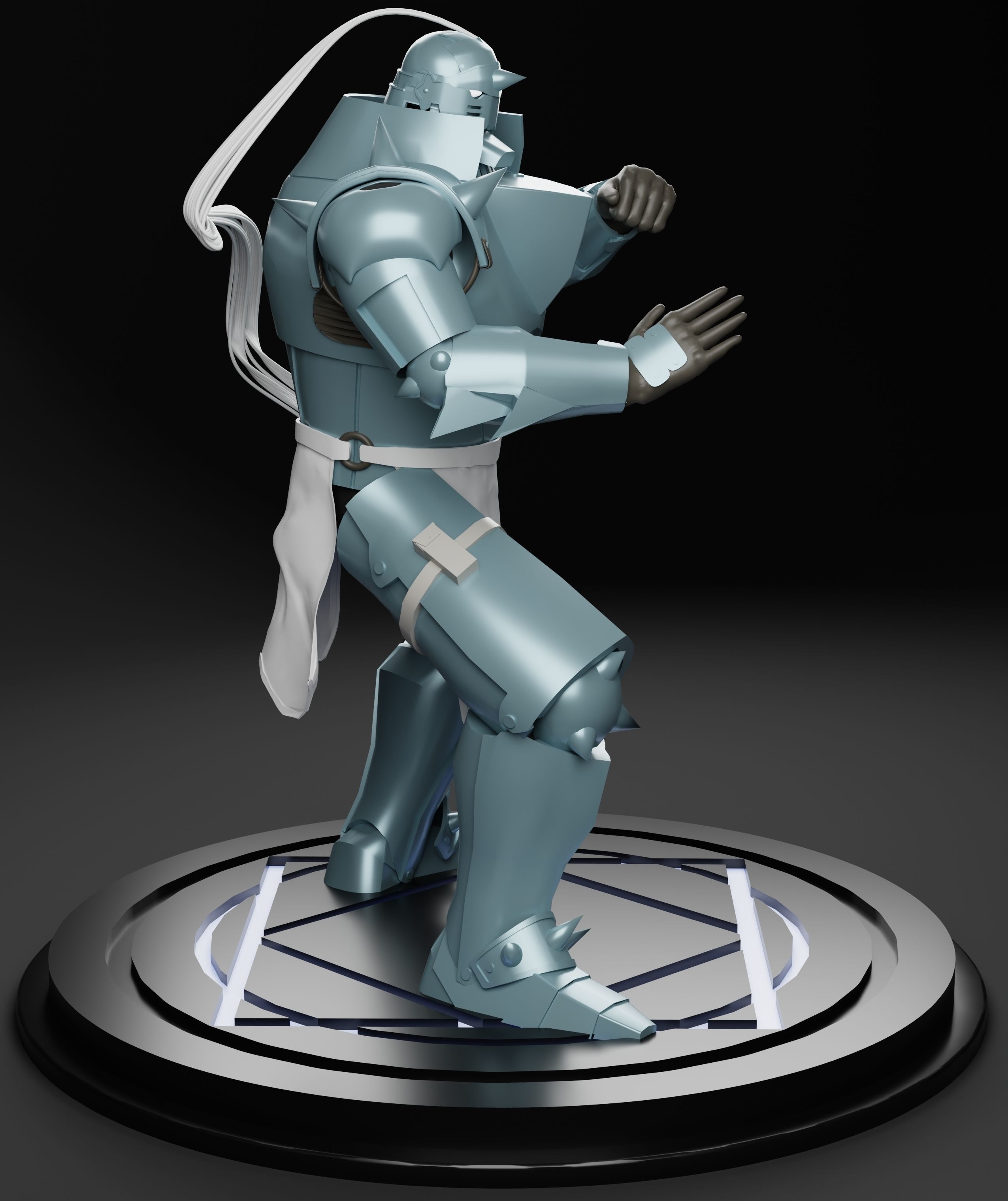 ALPHONSE ELRIC FROM ANIME FULLMETAL ALCHEMIST 3D print model_1