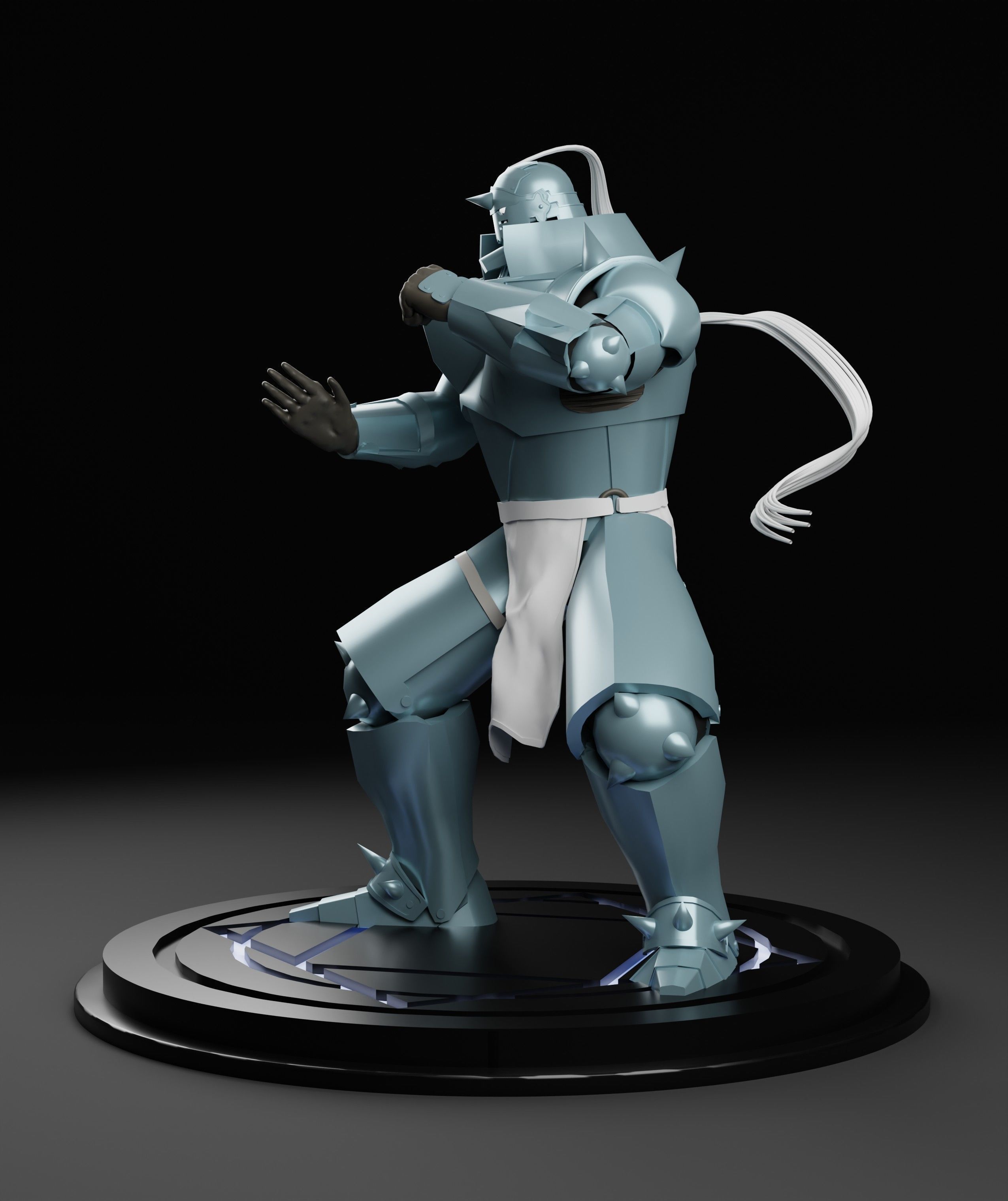ALPHONSE ELRIC FROM ANIME FULLMETAL ALCHEMIST 3D print model_2