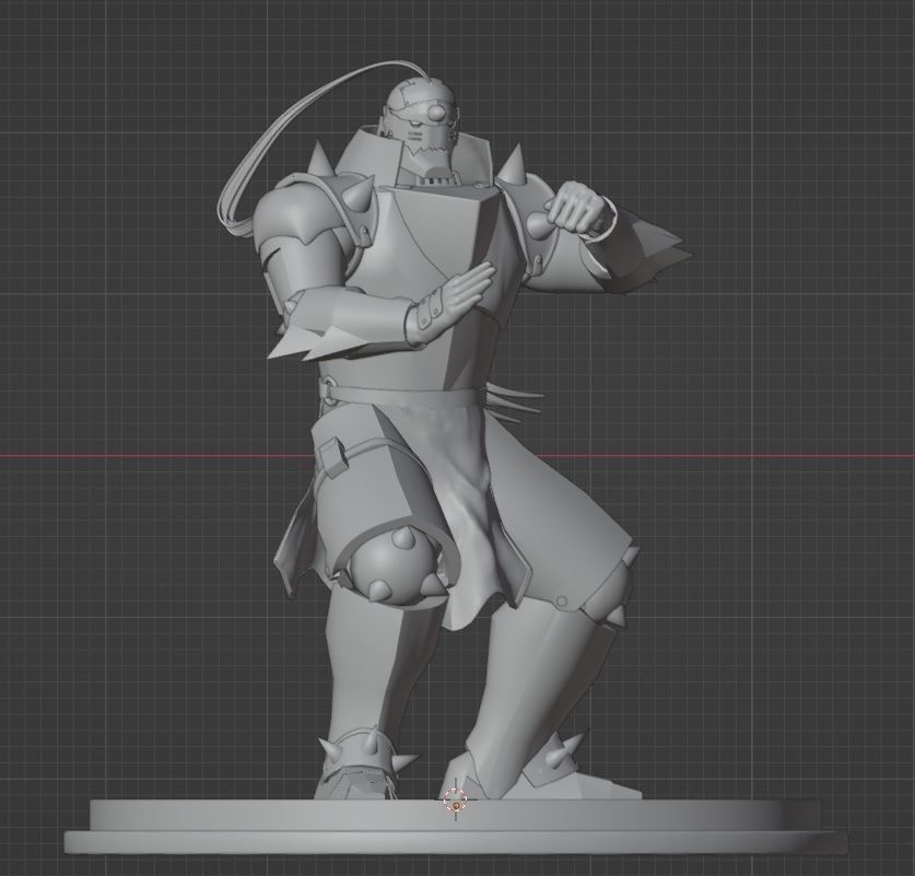ALPHONSE ELRIC FROM ANIME FULLMETAL ALCHEMIST 3D print model_5