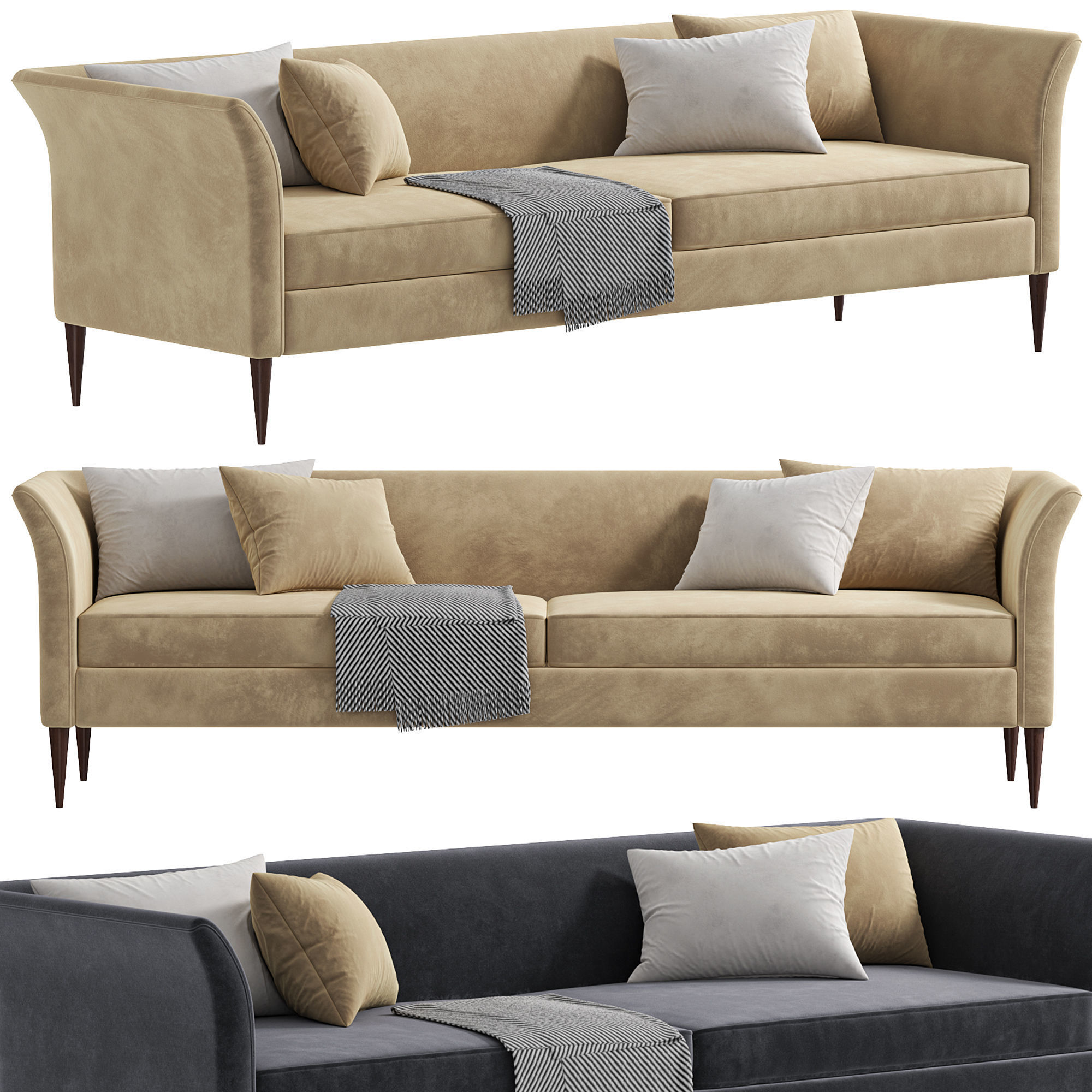  Sofa A116 By Delavega 3D model_1