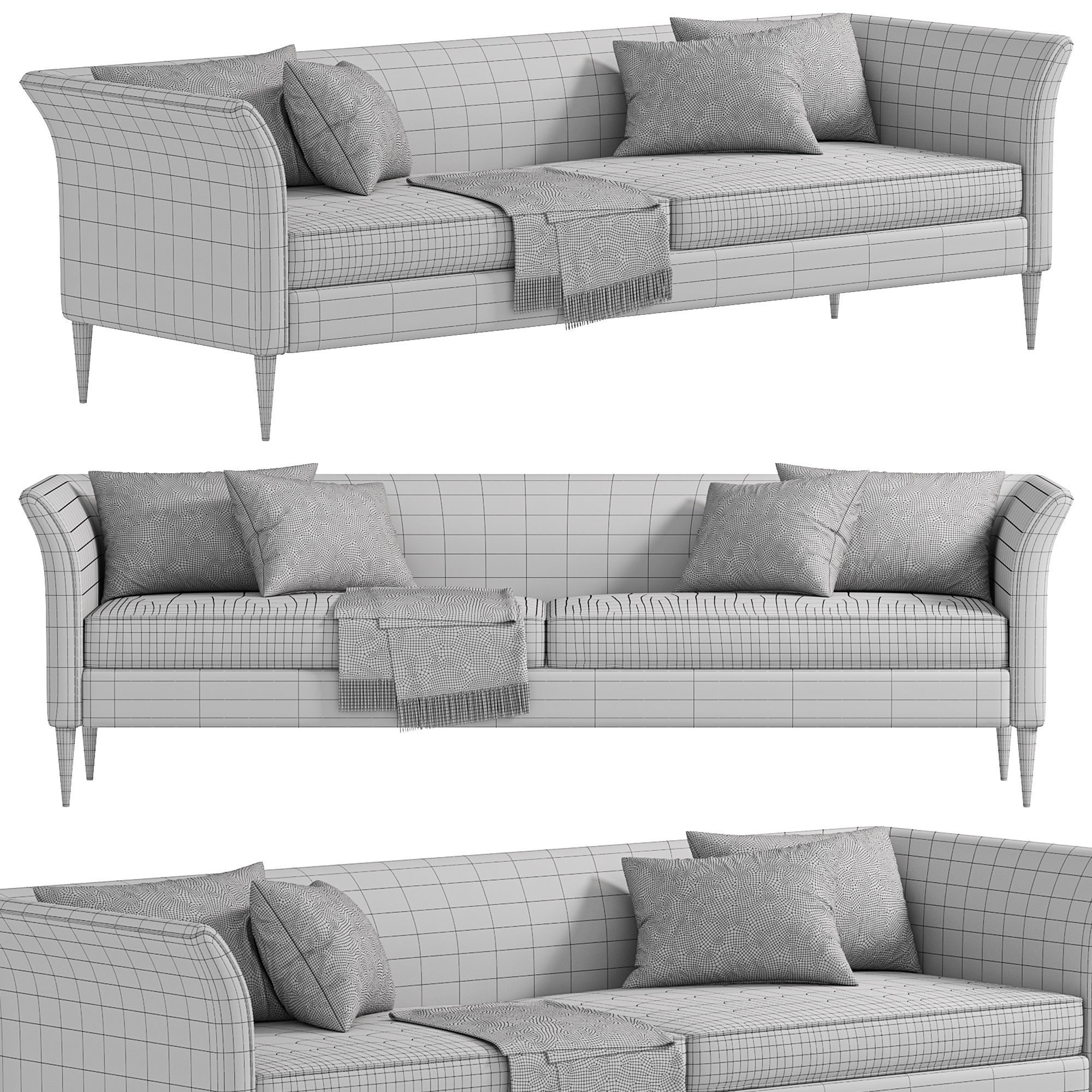  Sofa A116 By Delavega 3D model_2