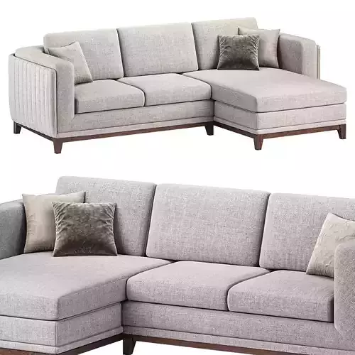 Corner sofa F117 BY Delavega