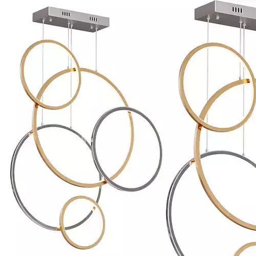 Union Multi Ring Pendant by lightology