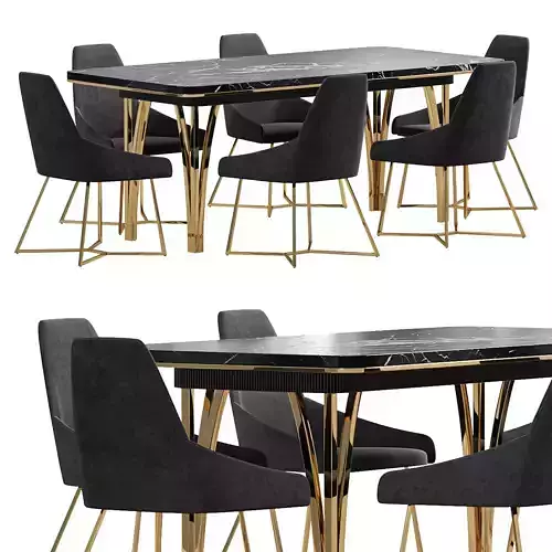  GUSTAVA EXTENDABLE DINING TABLE By Atmacha