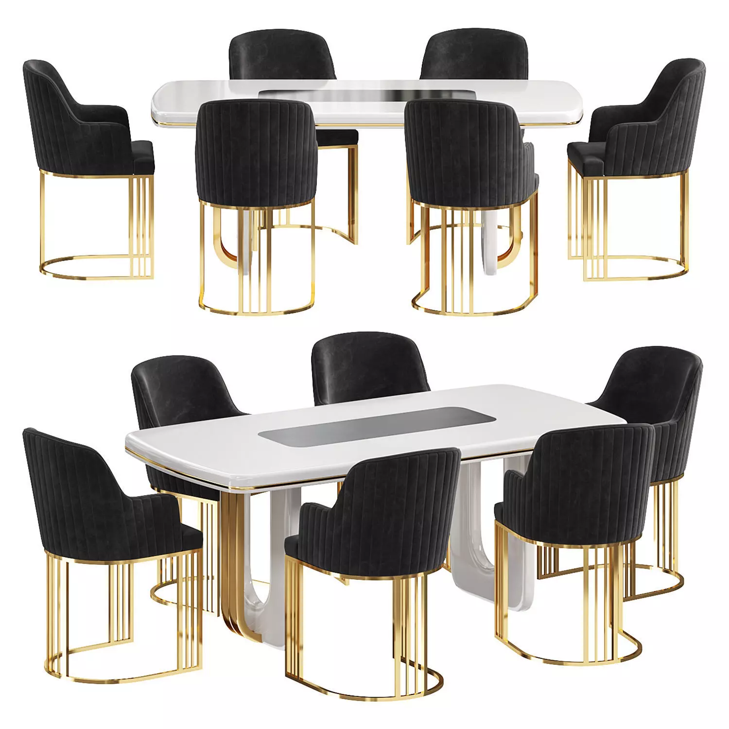 GUSTO DINING TABLE by Atmacha 3D model_0