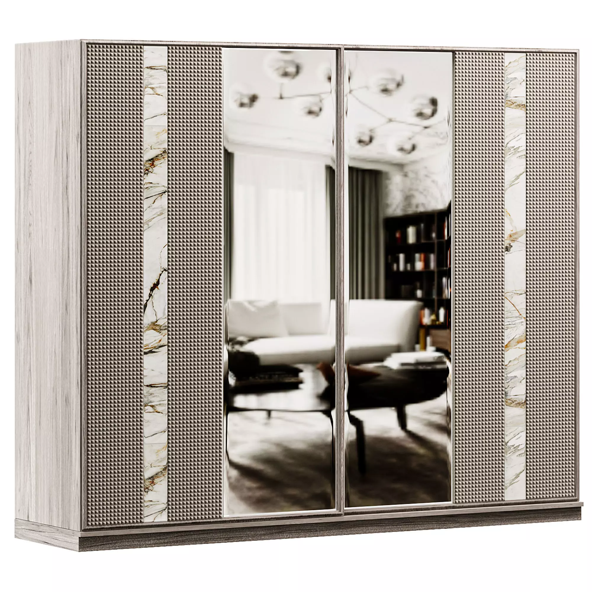 La blanc wardrobe by Atmacha 3D model_0