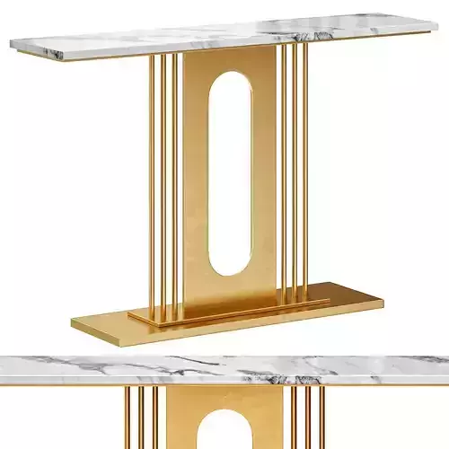 Modern Narrow Console Table by Homary