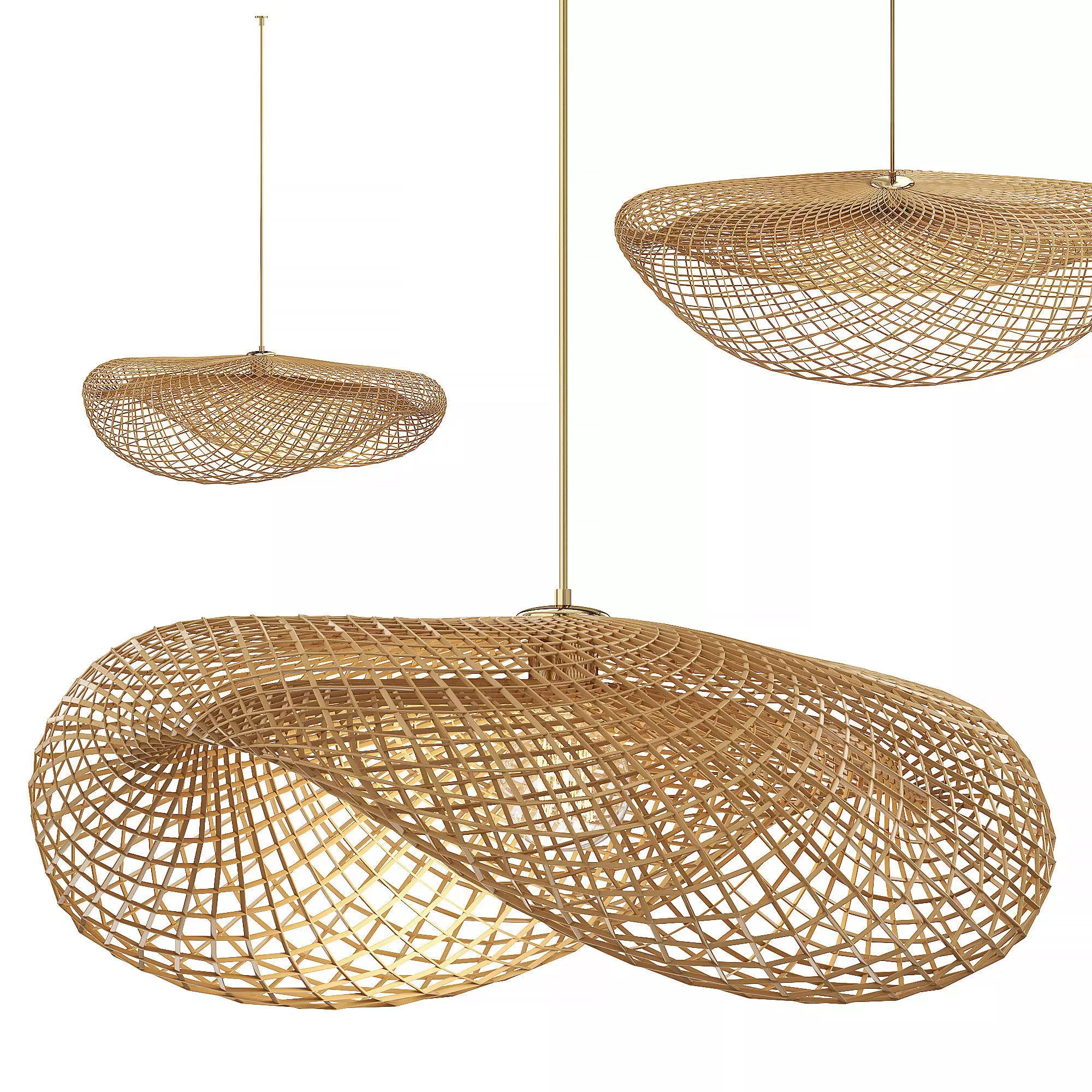 ISLA CEILING LIGHT by nohohome 3D model_0