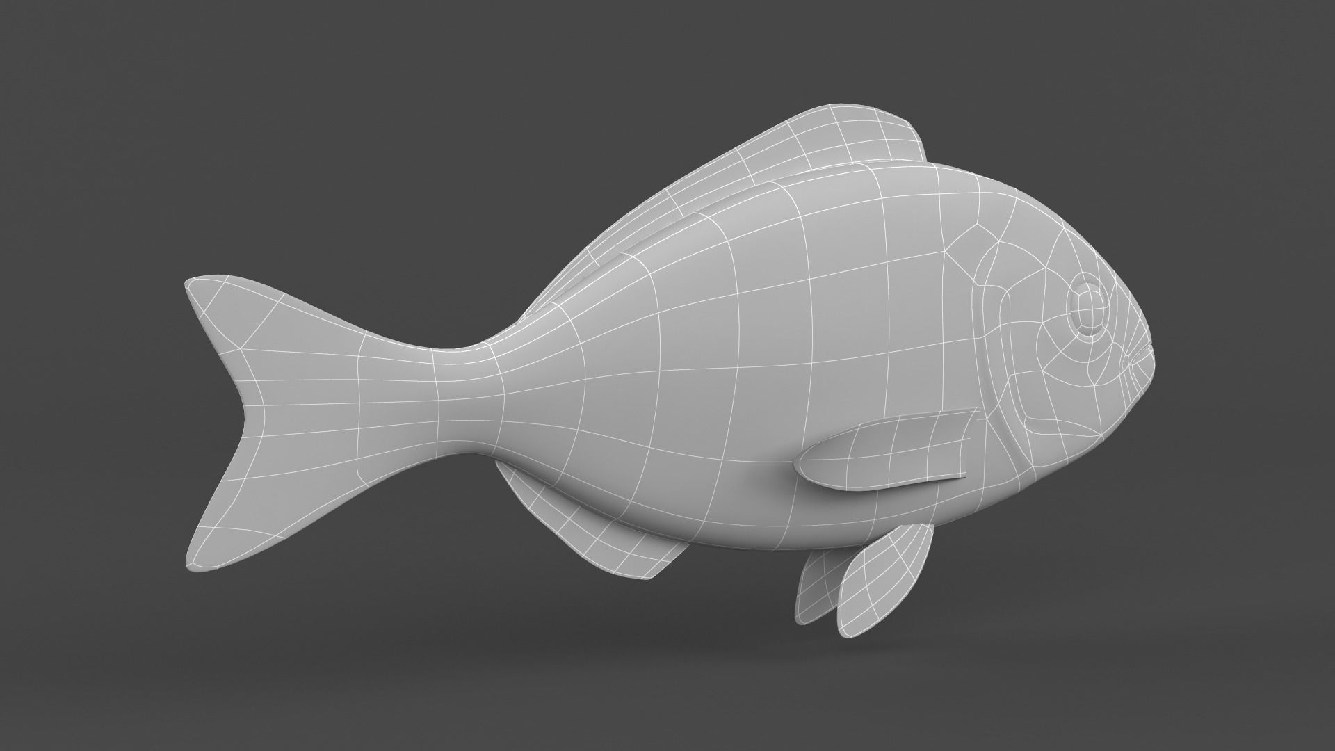 Dorado Fish 3D model_8