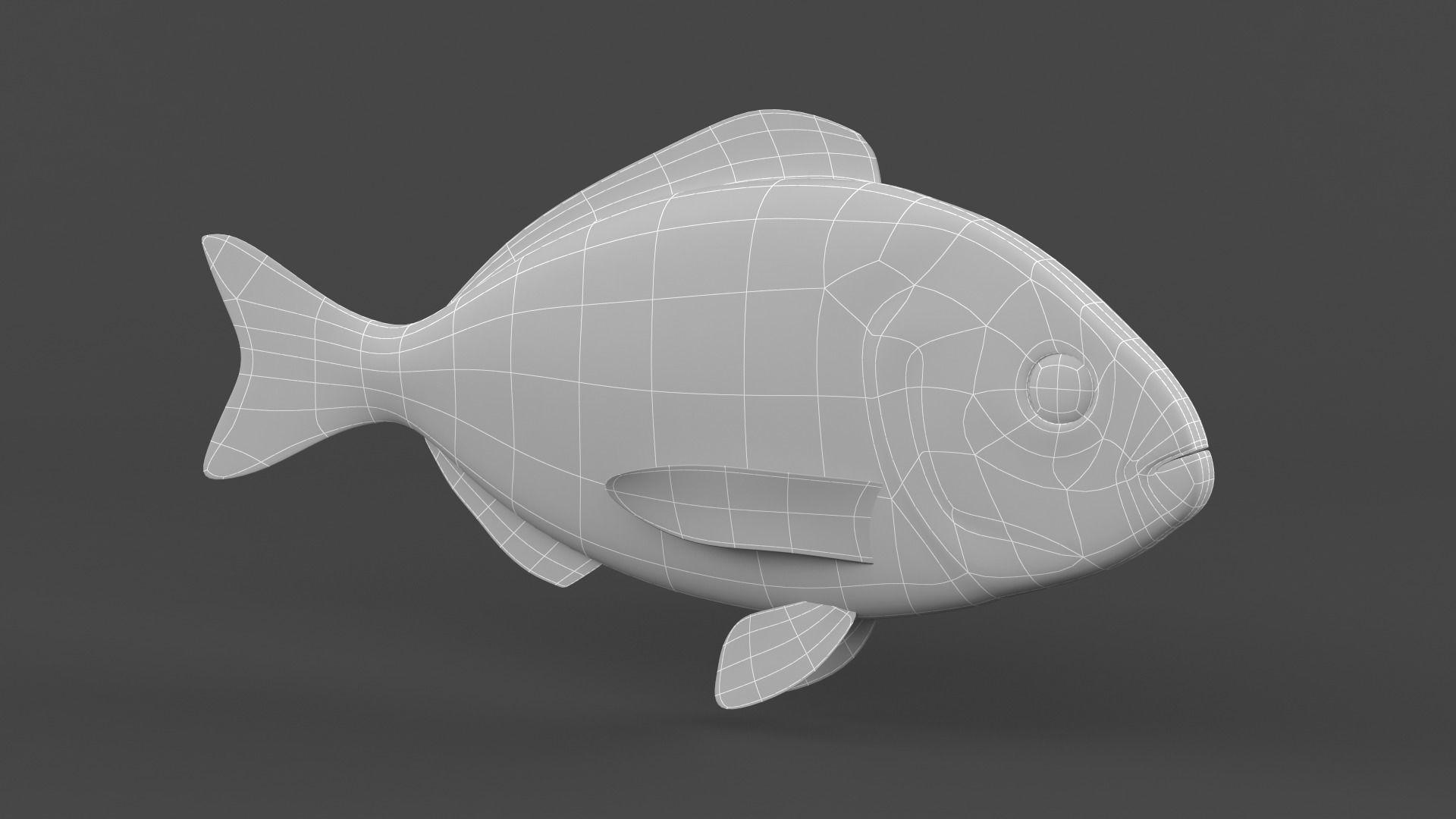 Dorado Fish 3D model_6