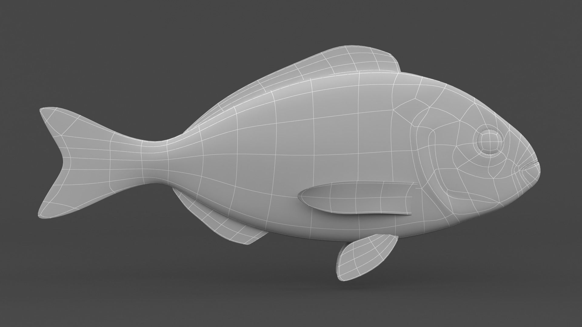 Dorado Fish 3D model_5