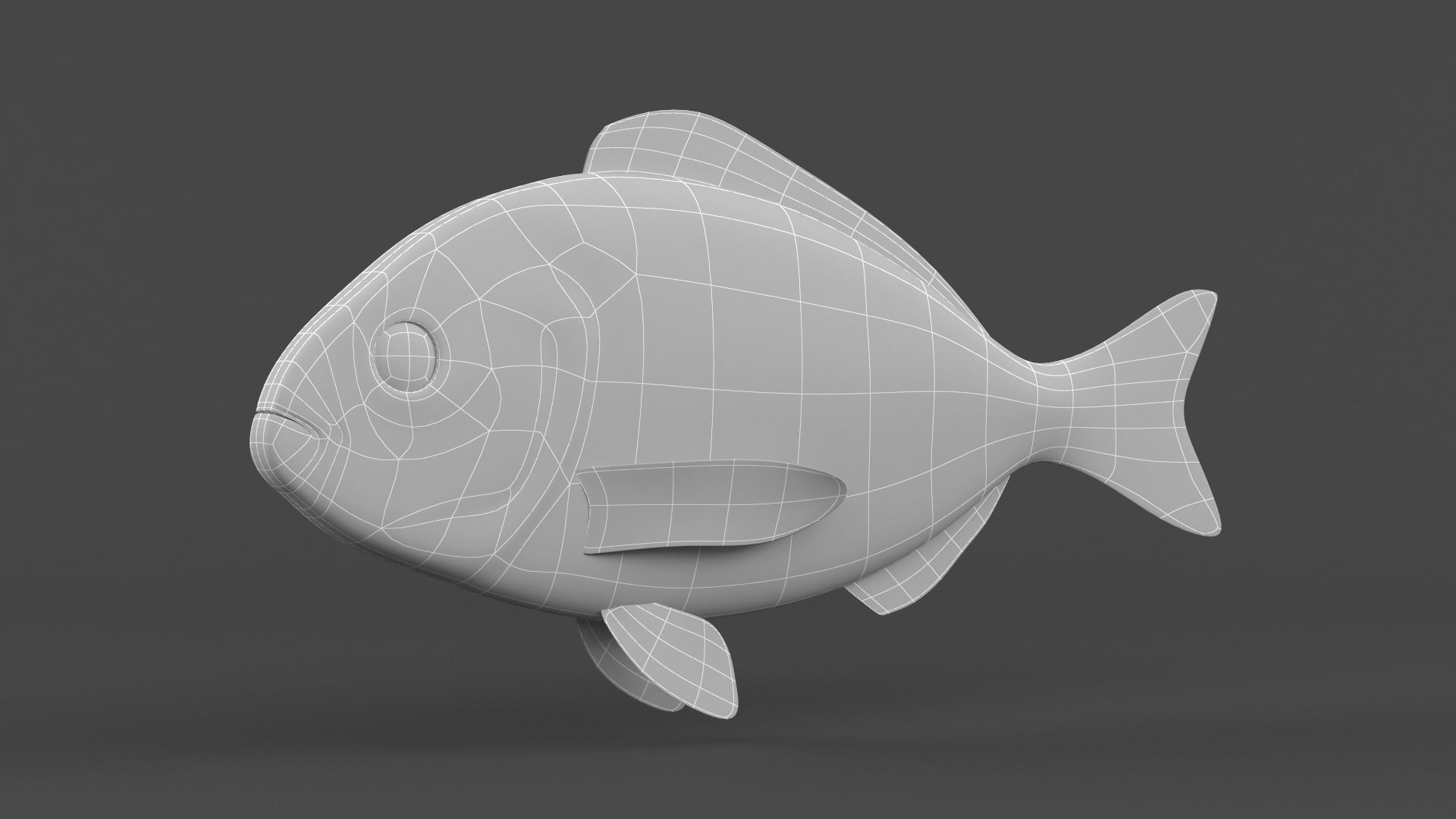 Dorado Fish 3D model_9