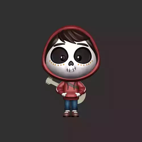 coco character 3d print model 