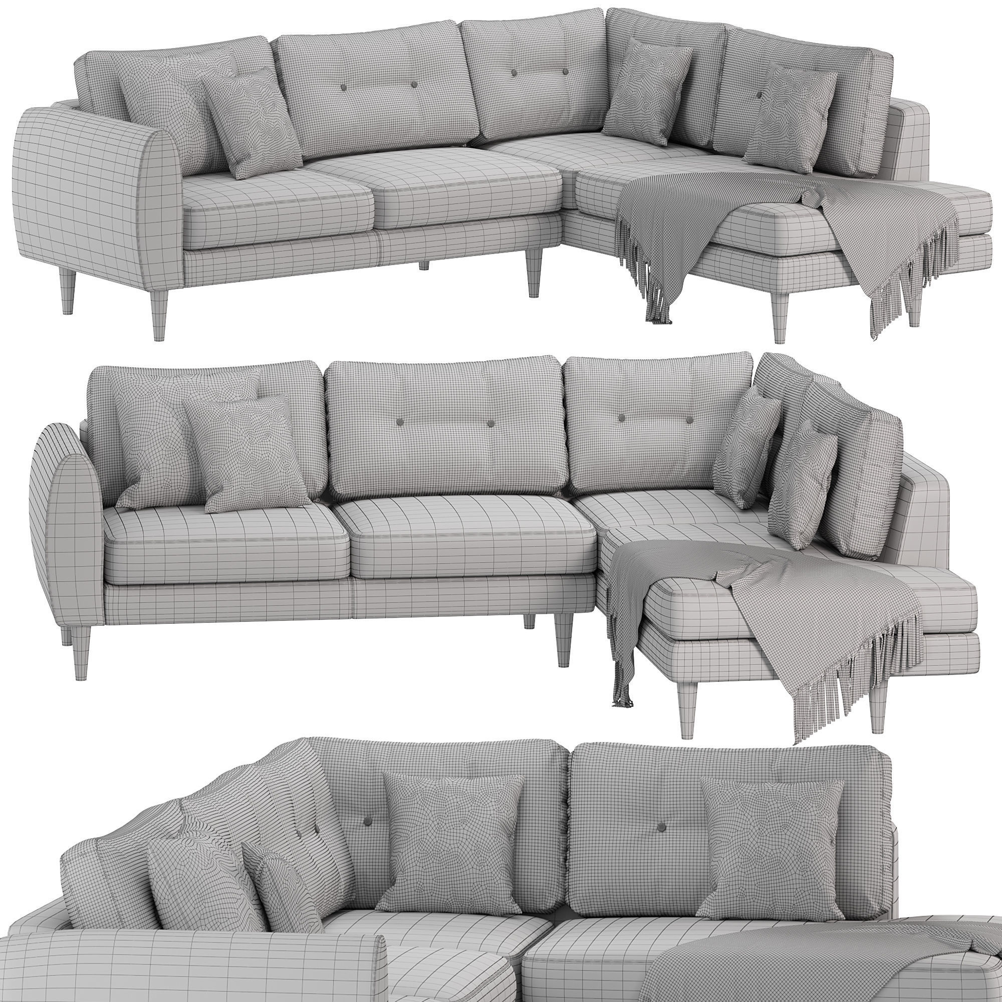 Corner sofas by Sofology 3D model_2