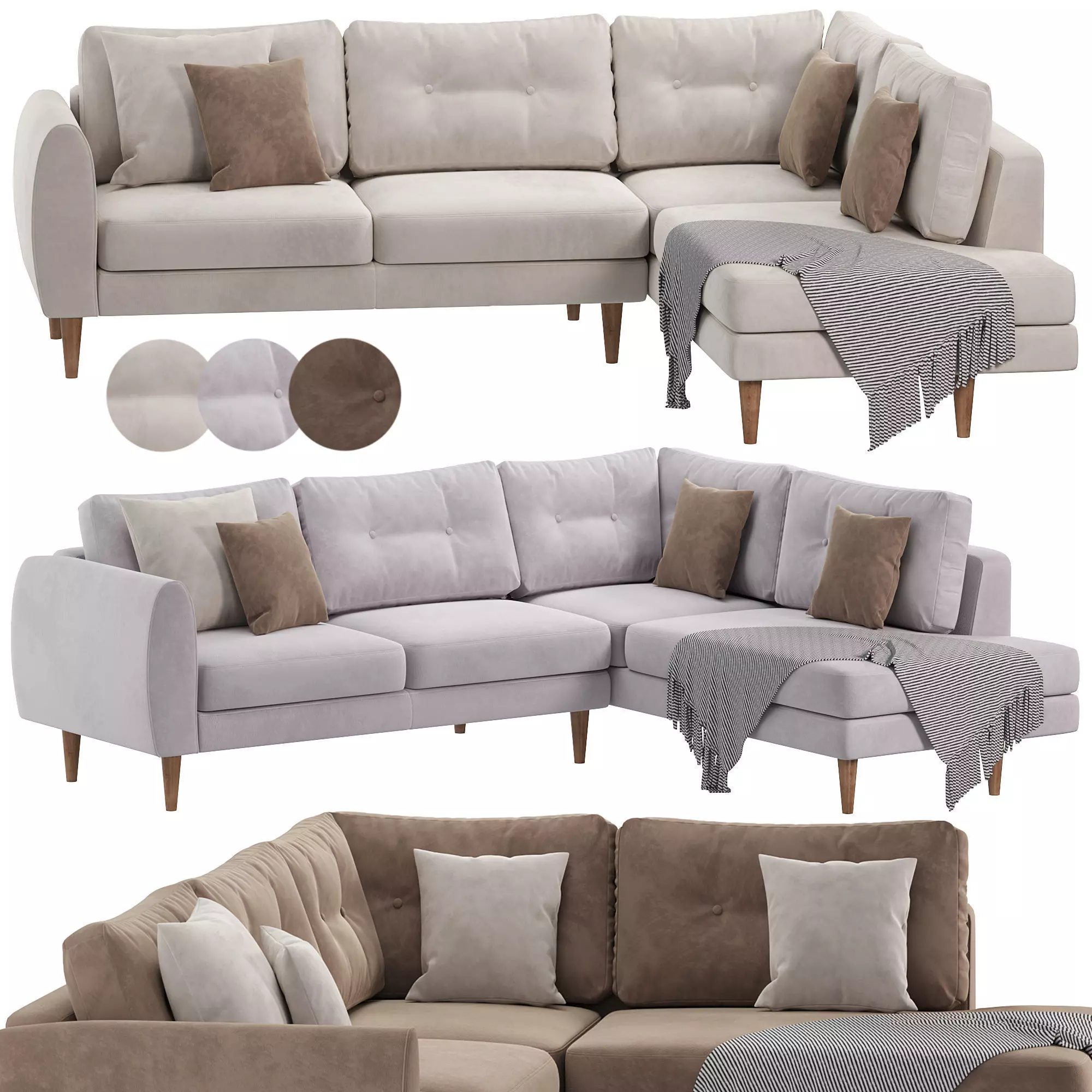 Corner sofas by Sofology 3D model_0