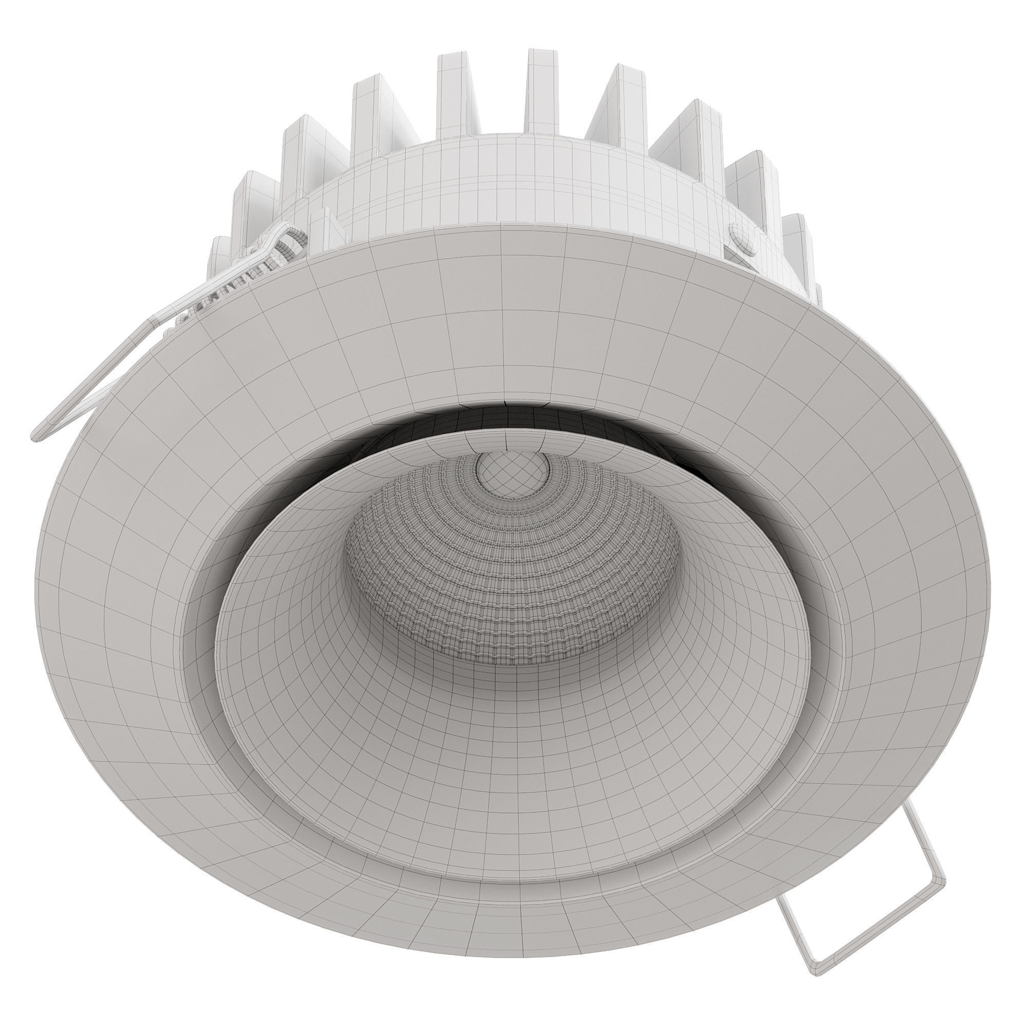 Recessed luminaire by Dc Electro 3D model_2