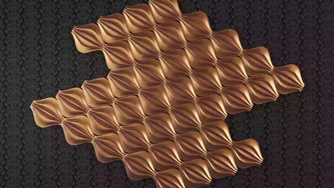 3D WALL PANEL  collection 5 of 14 3D print model