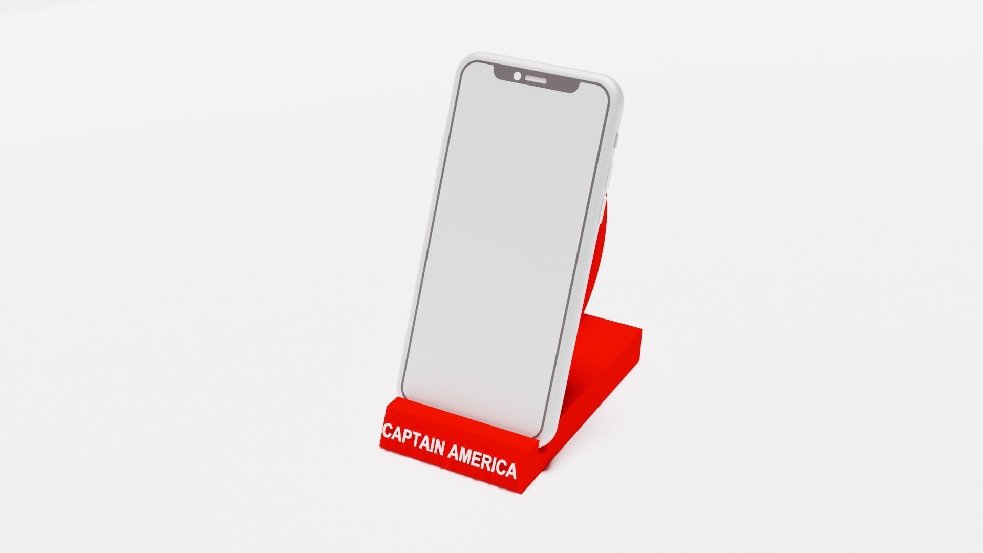 3D Captain America Phone Holder 3D print model_1