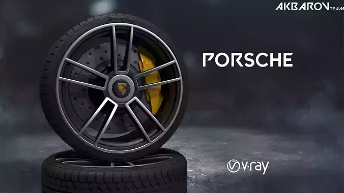porsche sport car tyre