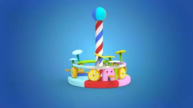 Playground for kids 3D model
