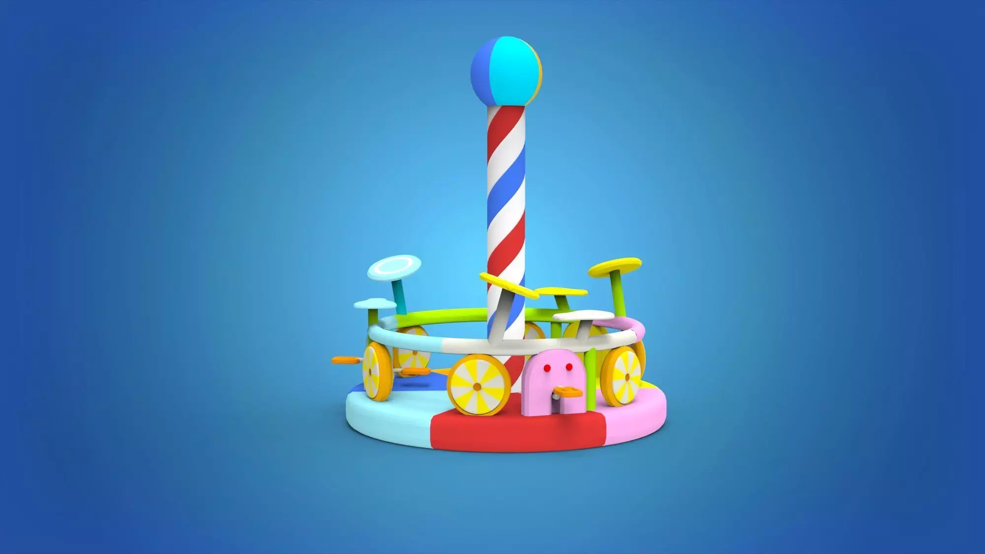 Playground for kids 3D model