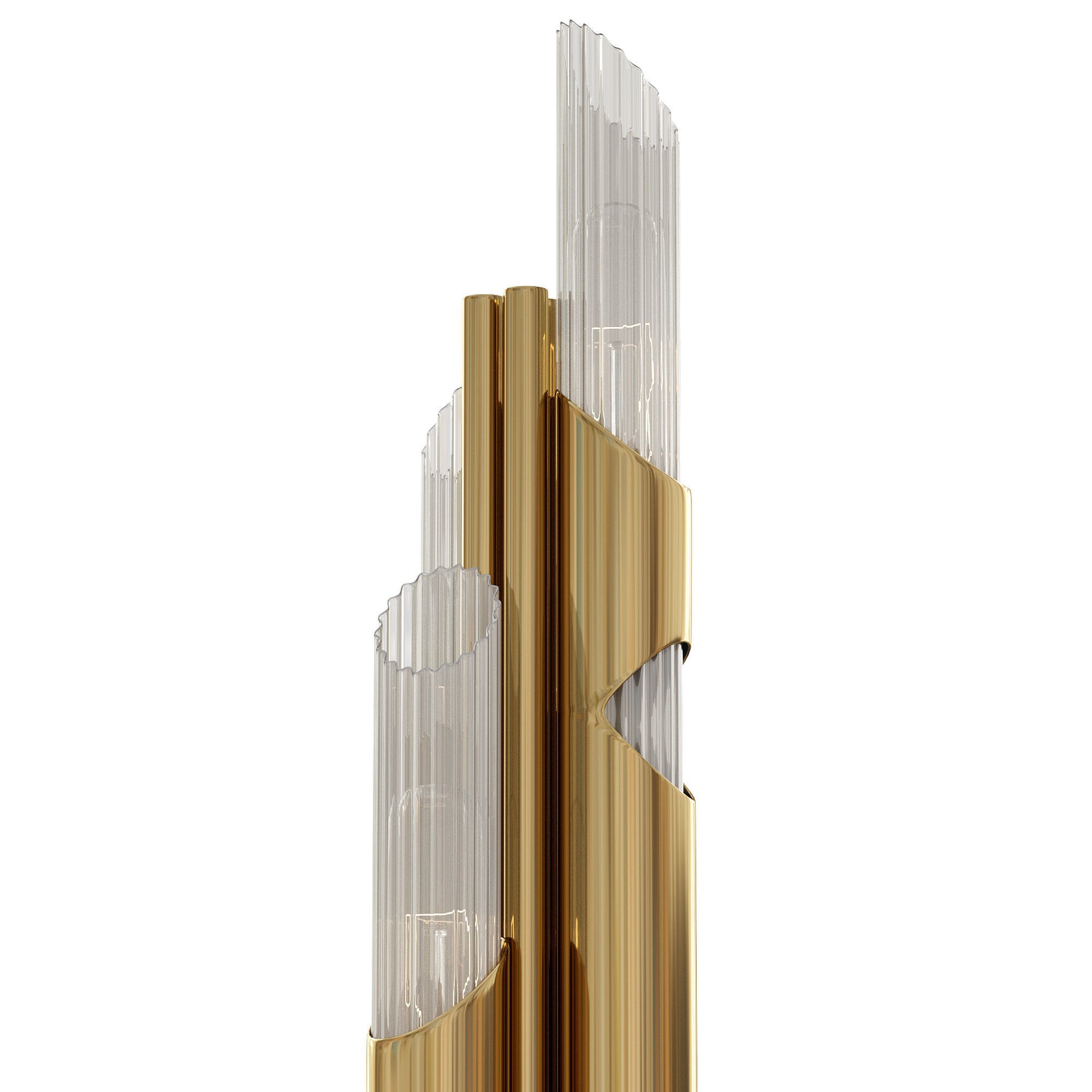 Draycott Floor Lamp by Luxdeco 3D model_1