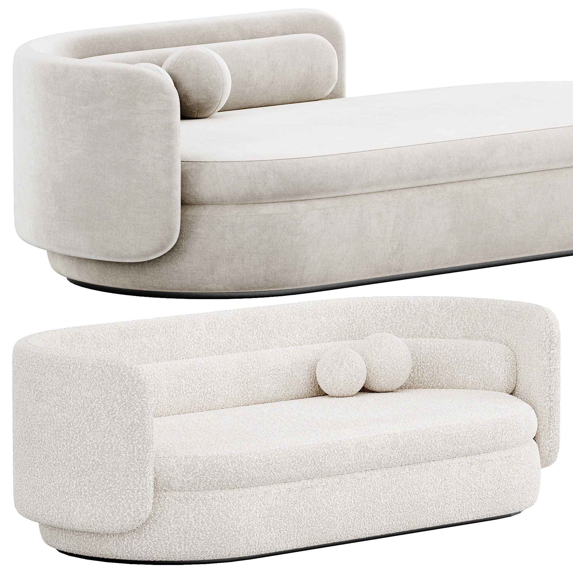 Group Chaise Lounge by Philippe Malouin for SCP 3D model_5