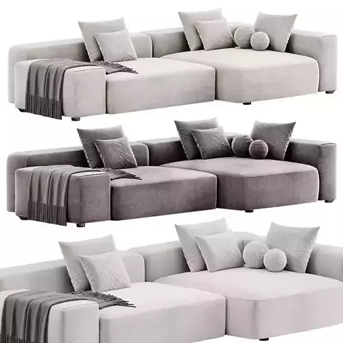 Pontone Sectional Sofa By Property Furniture
