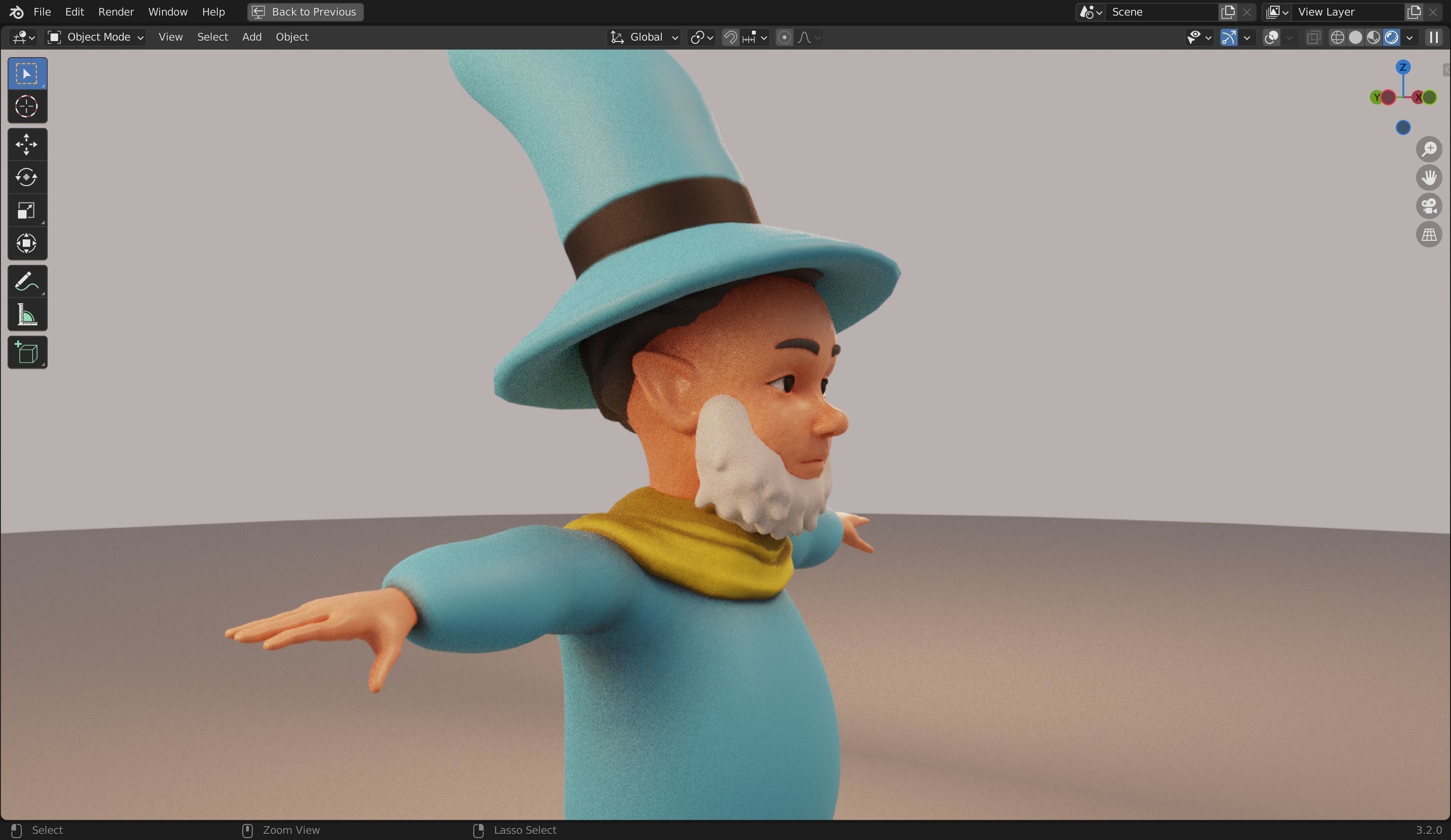 Sled Rigged from Peter Wheat book 3D model Low-poly 3D model_6