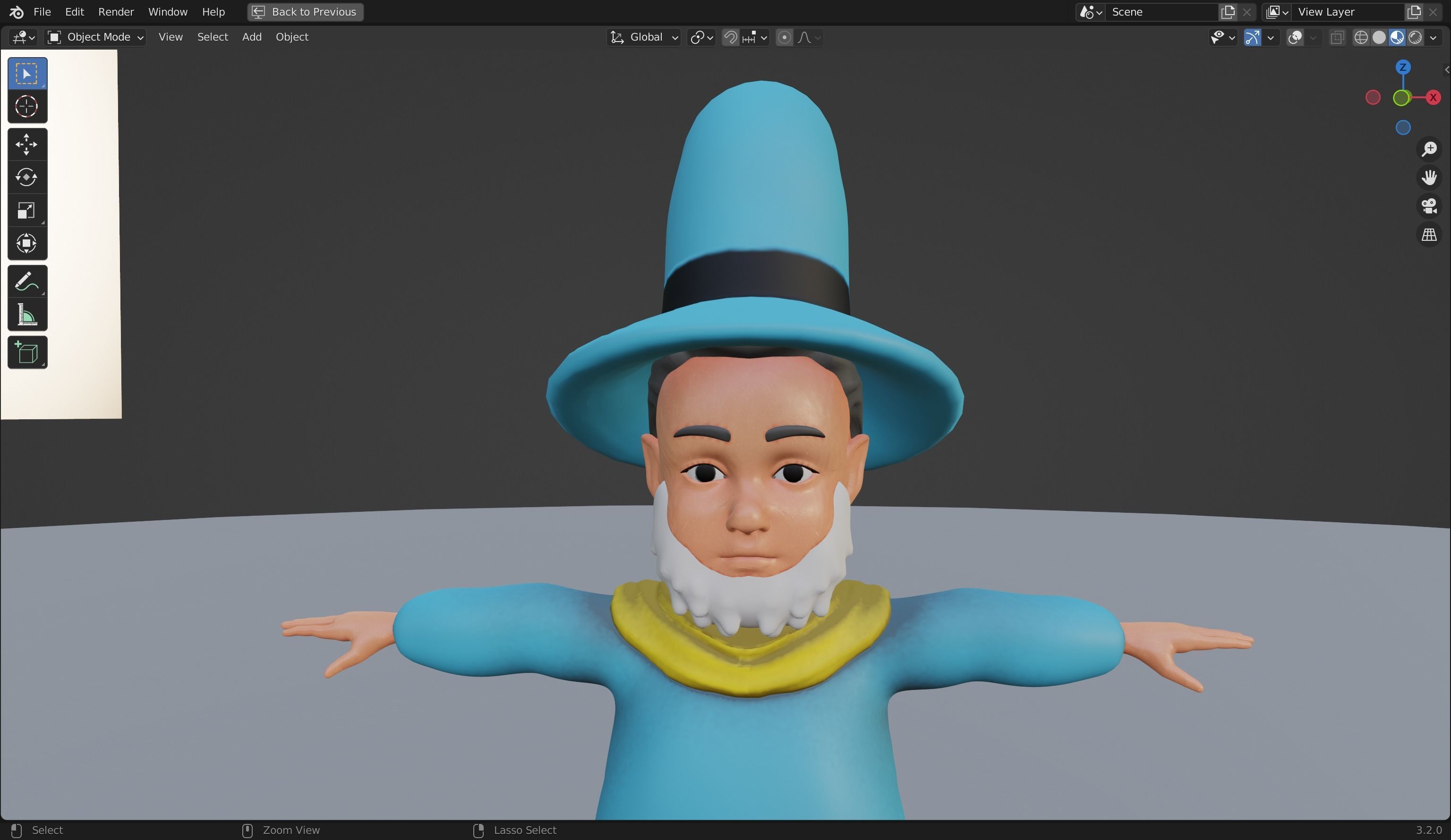 Sled Rigged from Peter Wheat book 3D model Low-poly 3D model_10