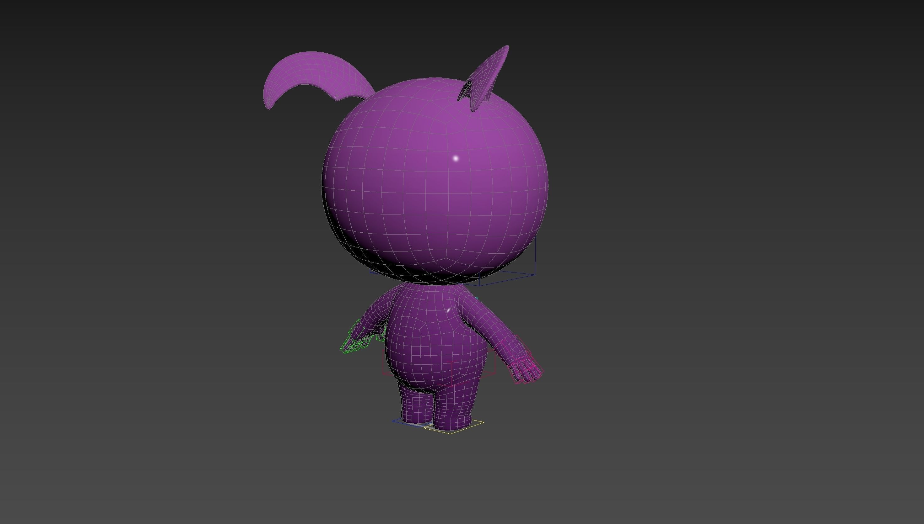 Character251 Rigged Mascot 3D model_31