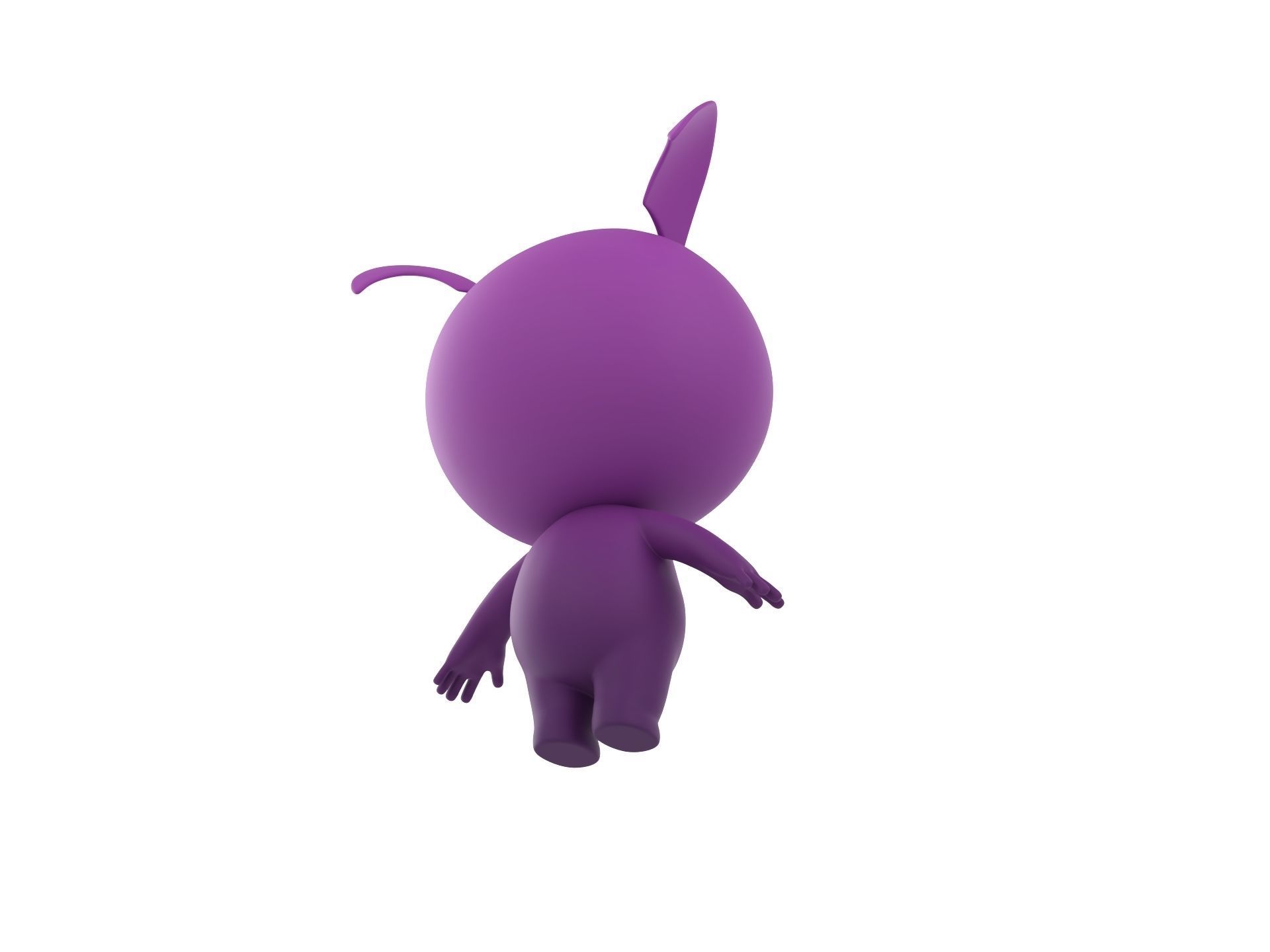 Character251 Rigged Mascot 3D model_10