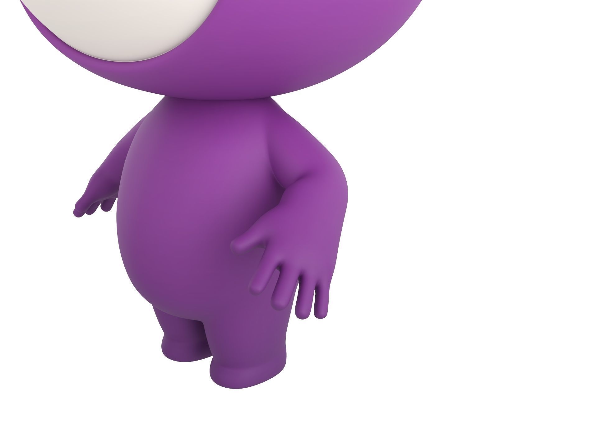 Character251 Rigged Mascot 3D model_2