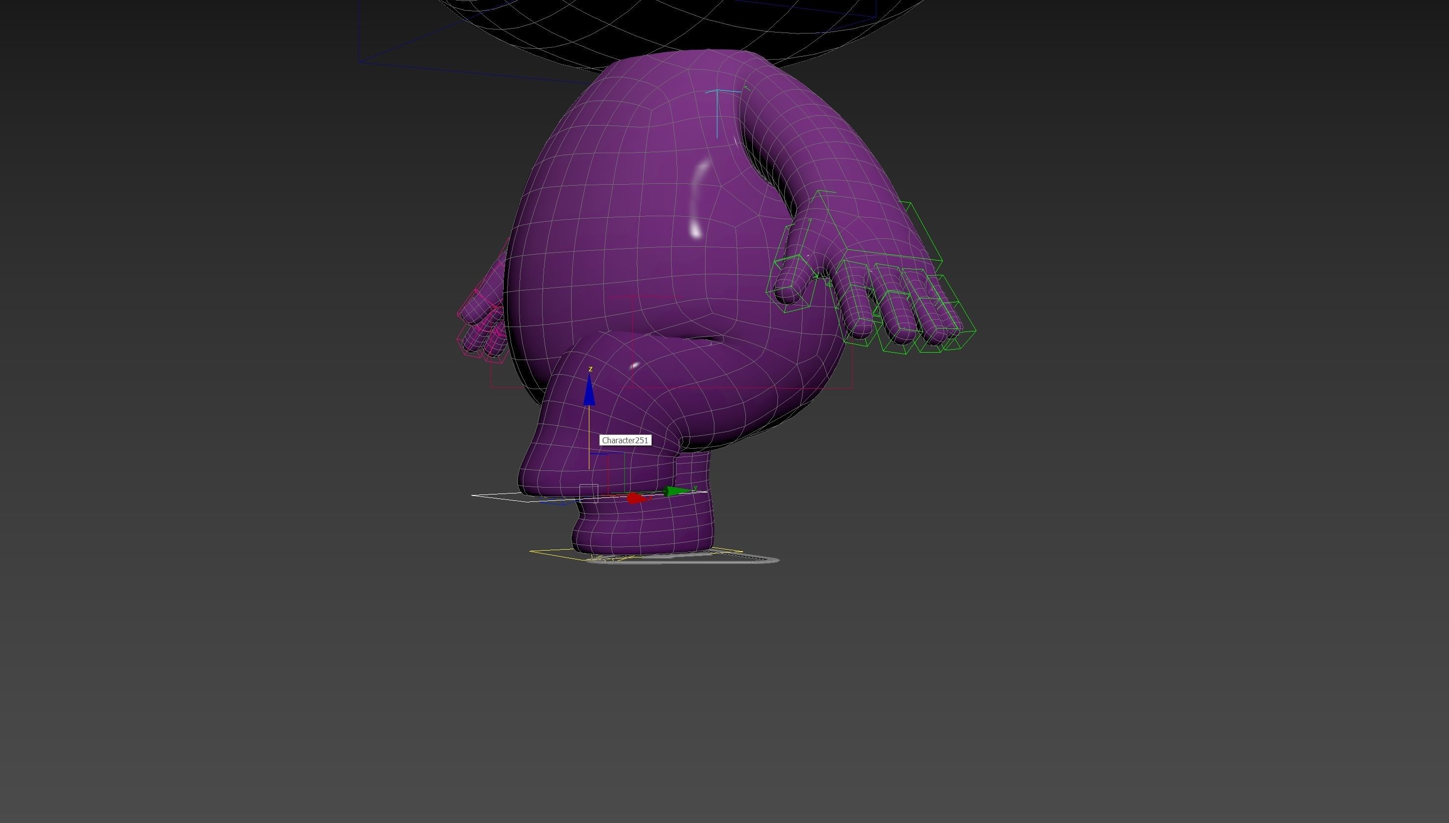 Character251 Rigged Mascot 3D model_26