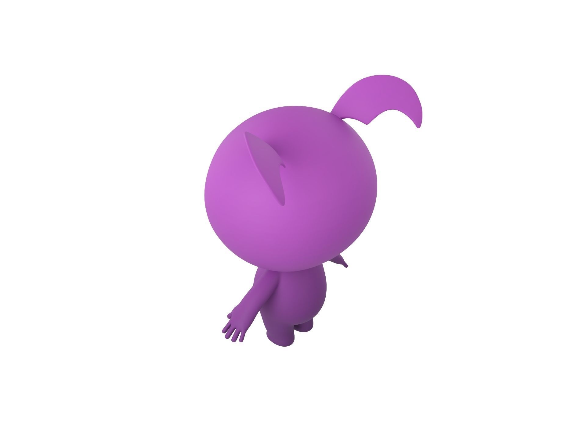 Character251 Rigged Mascot 3D model_12