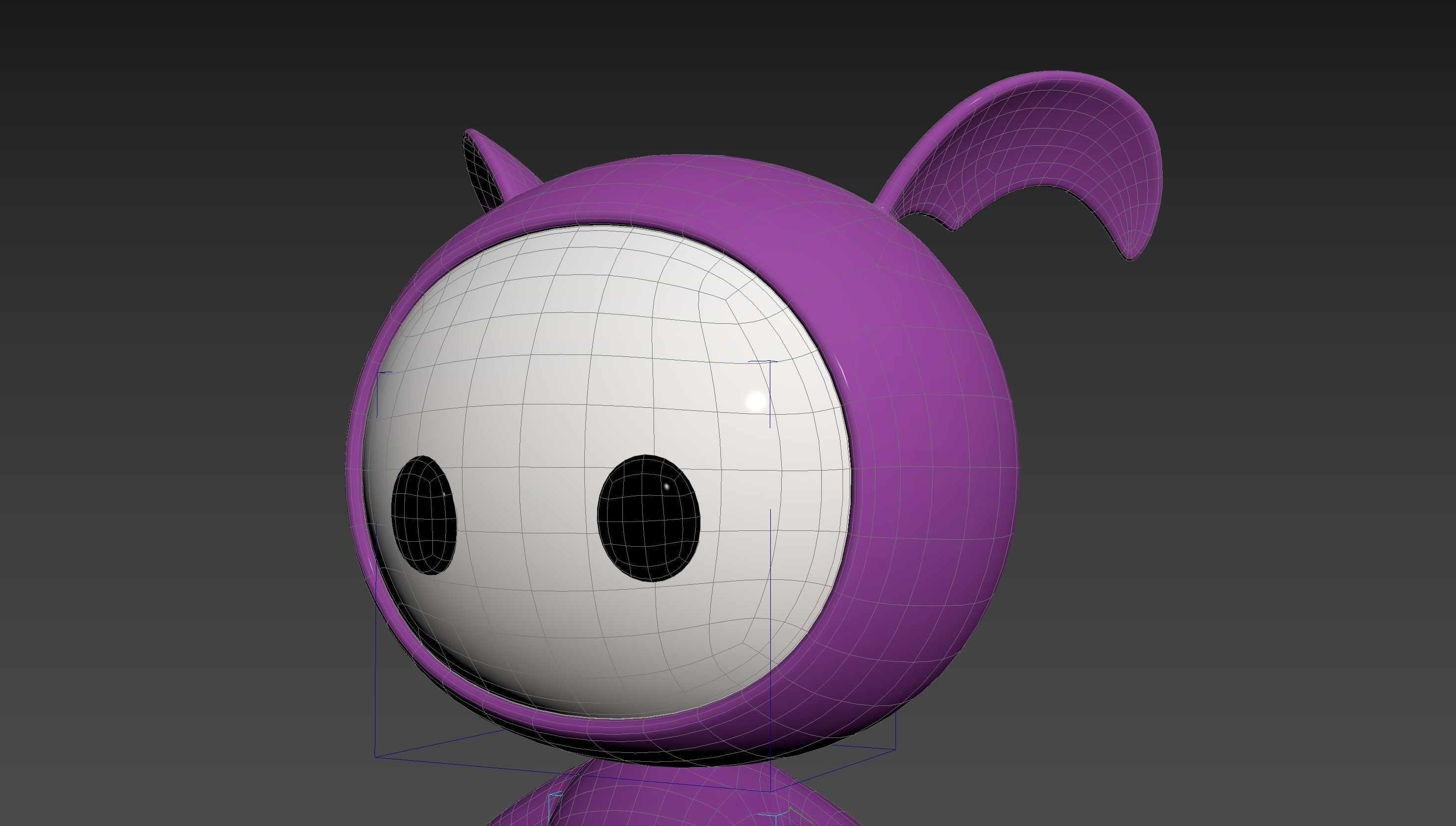 Character251 Rigged Mascot 3D model_35