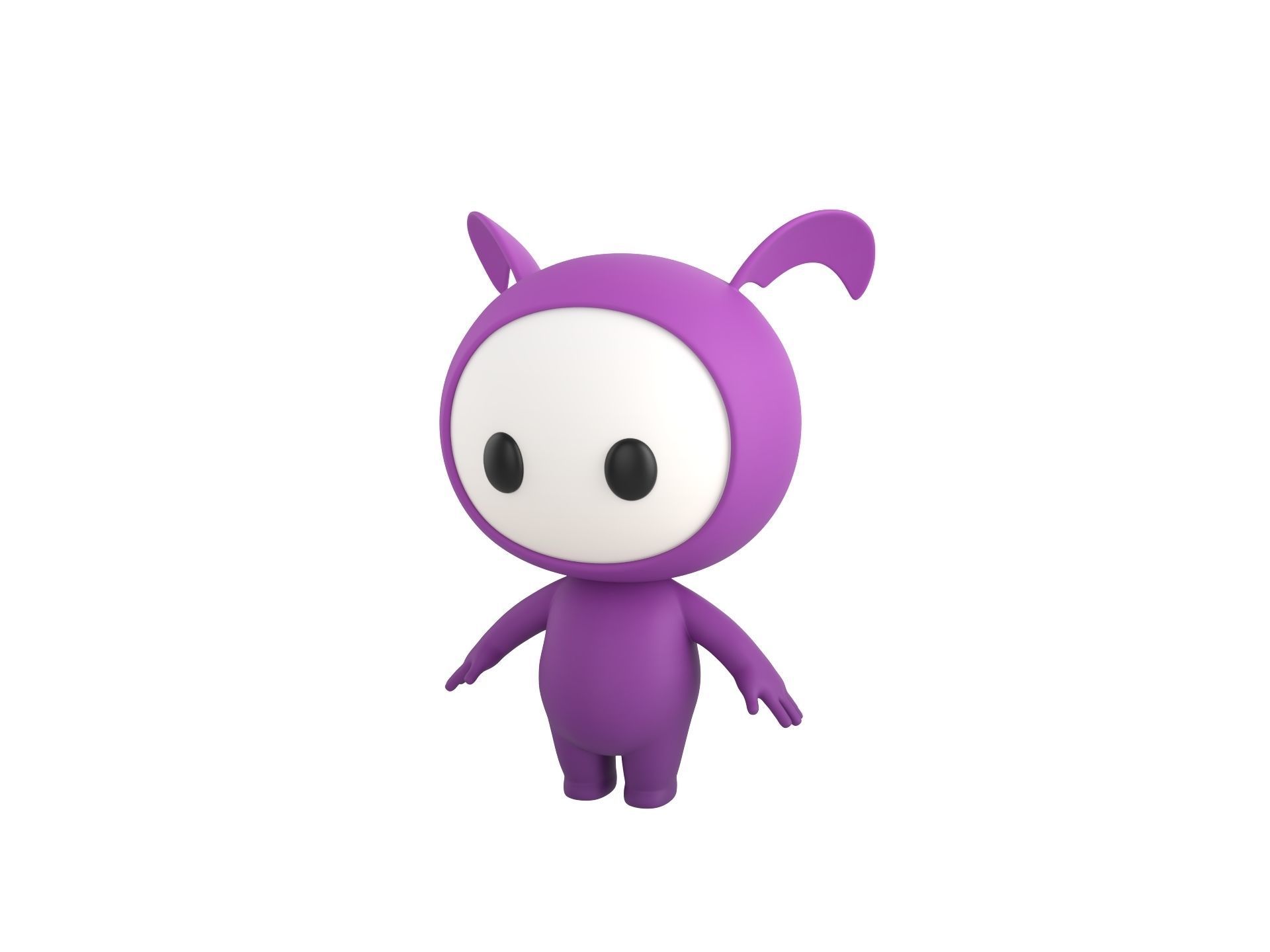 Character251 Rigged Mascot 3D model_1
