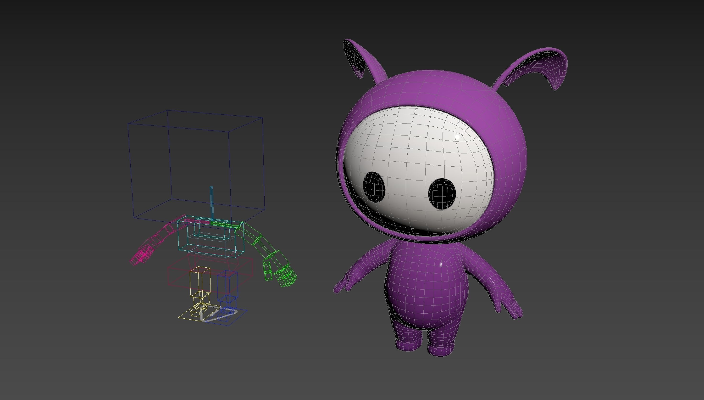 Character251 Rigged Mascot 3D model_19