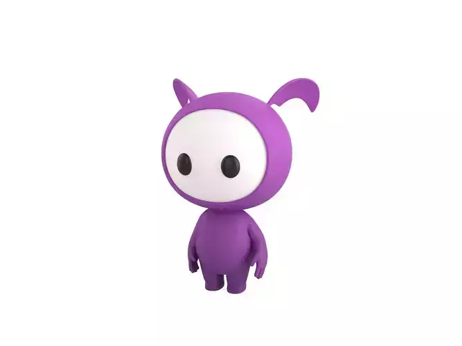 Character251 Rigged Mascot 3D model