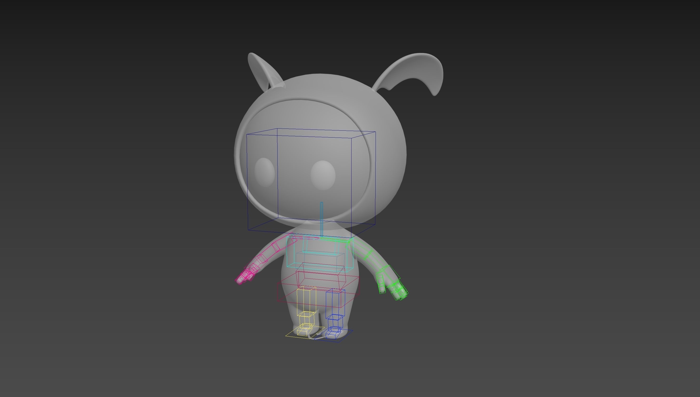 Character251 Rigged Mascot 3D model_20