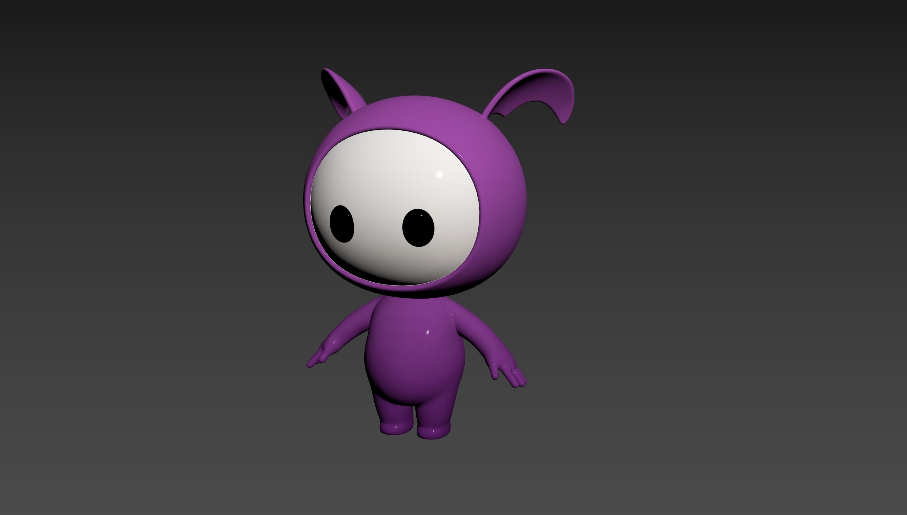 Character251 Rigged Mascot 3D model_16
