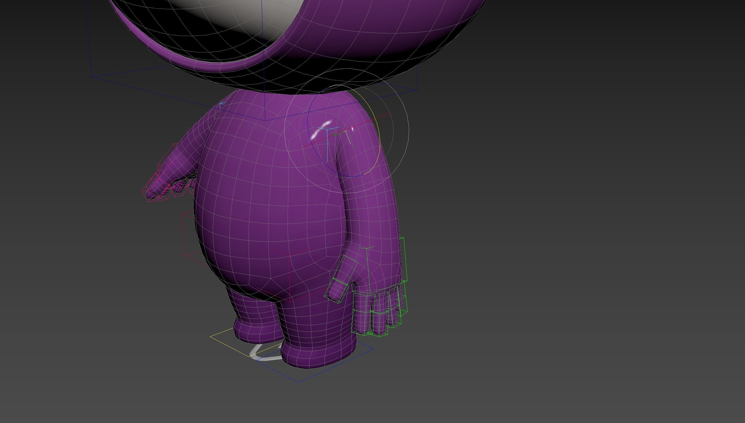 Character251 Rigged Mascot 3D model_22