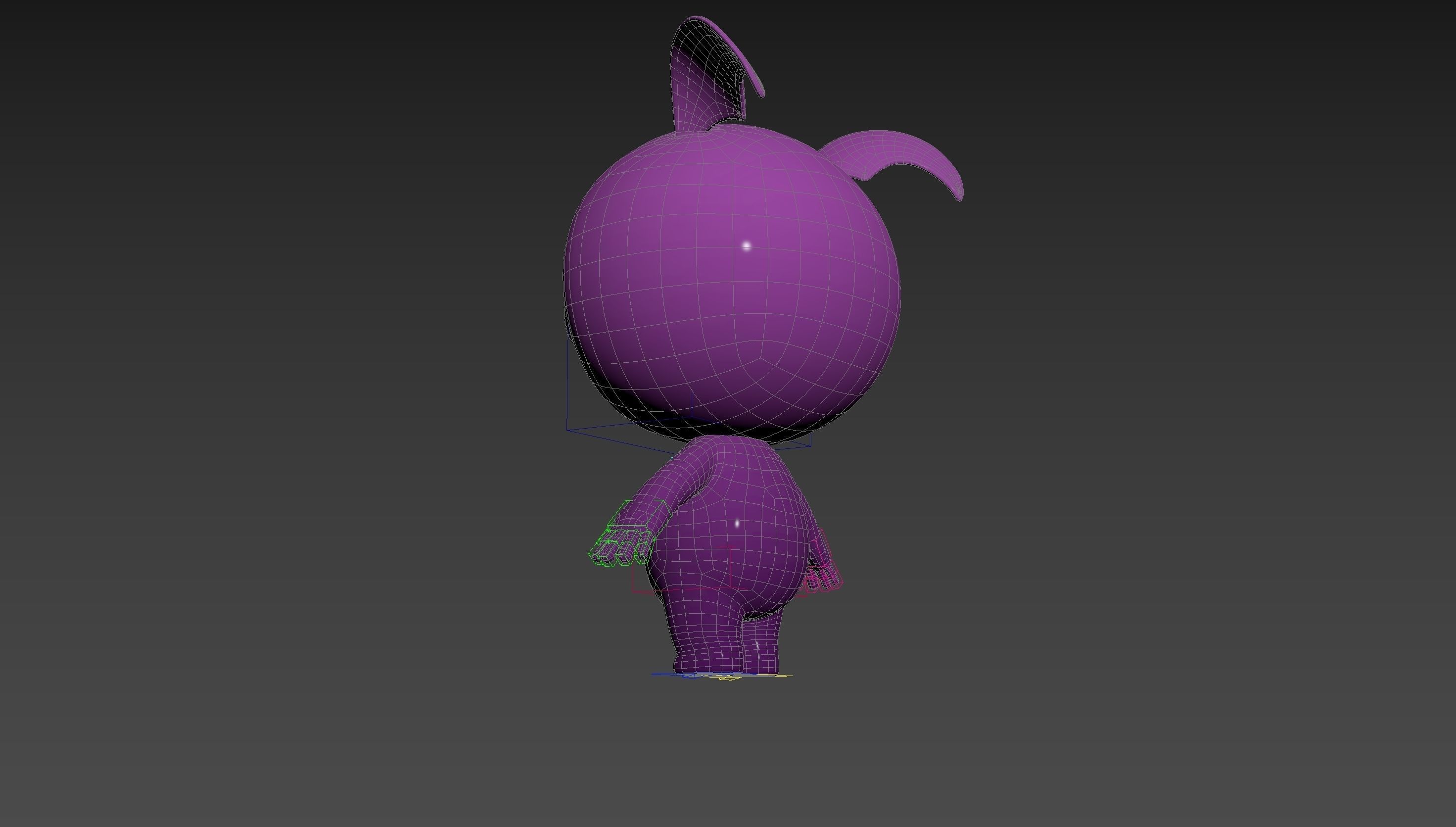 Character251 Rigged Mascot 3D model_33