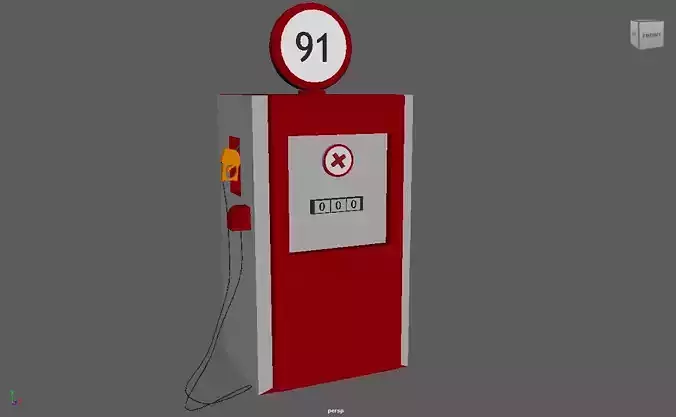 fuel box Free 3D model