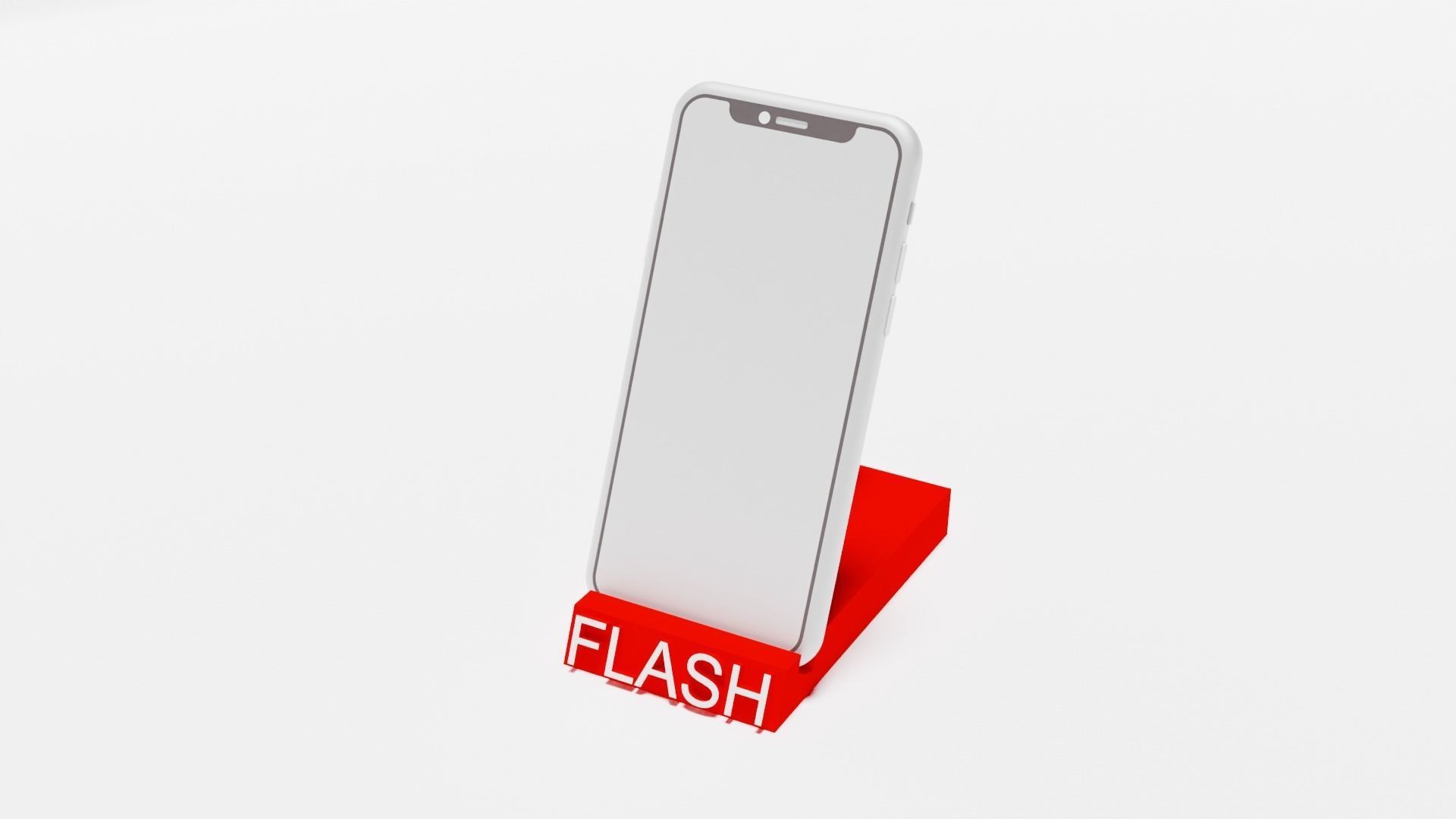3D Flash Phone Holder 3D print model_1