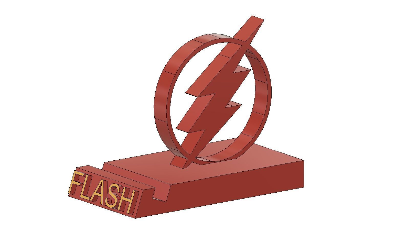 3D Flash Phone Holder 3D print model_2