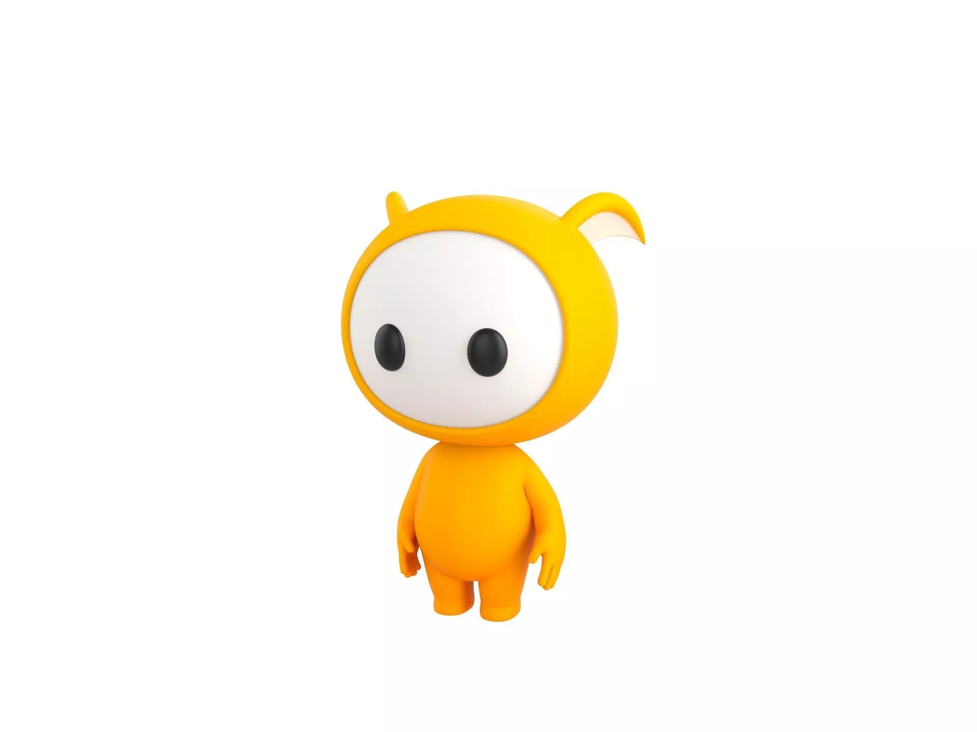 Character252 Rigged Mascot 3D model