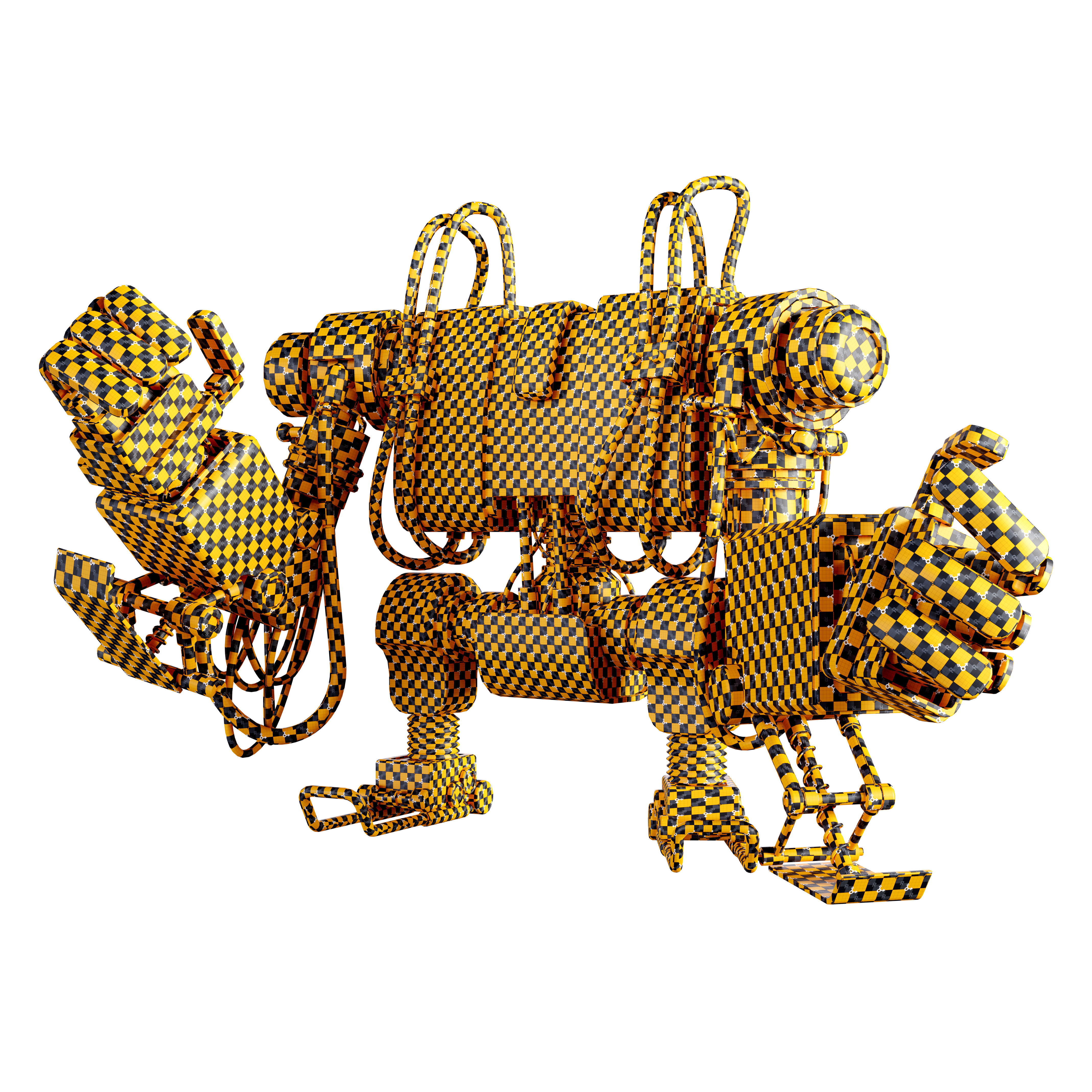 Skatetron-Game Asset Low-poly 3D model_5