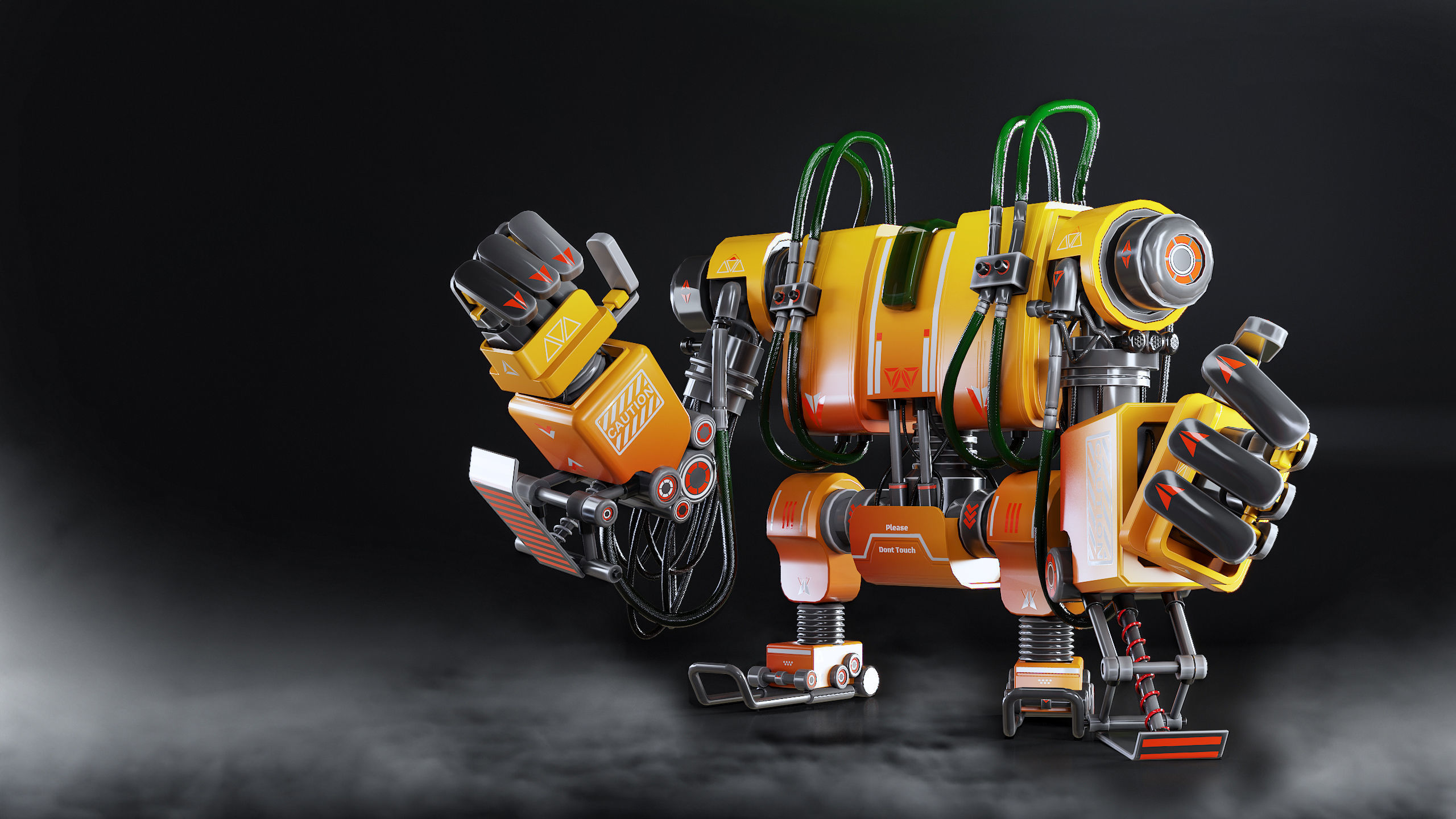 Skatetron-Game Asset Low-poly 3D model_2