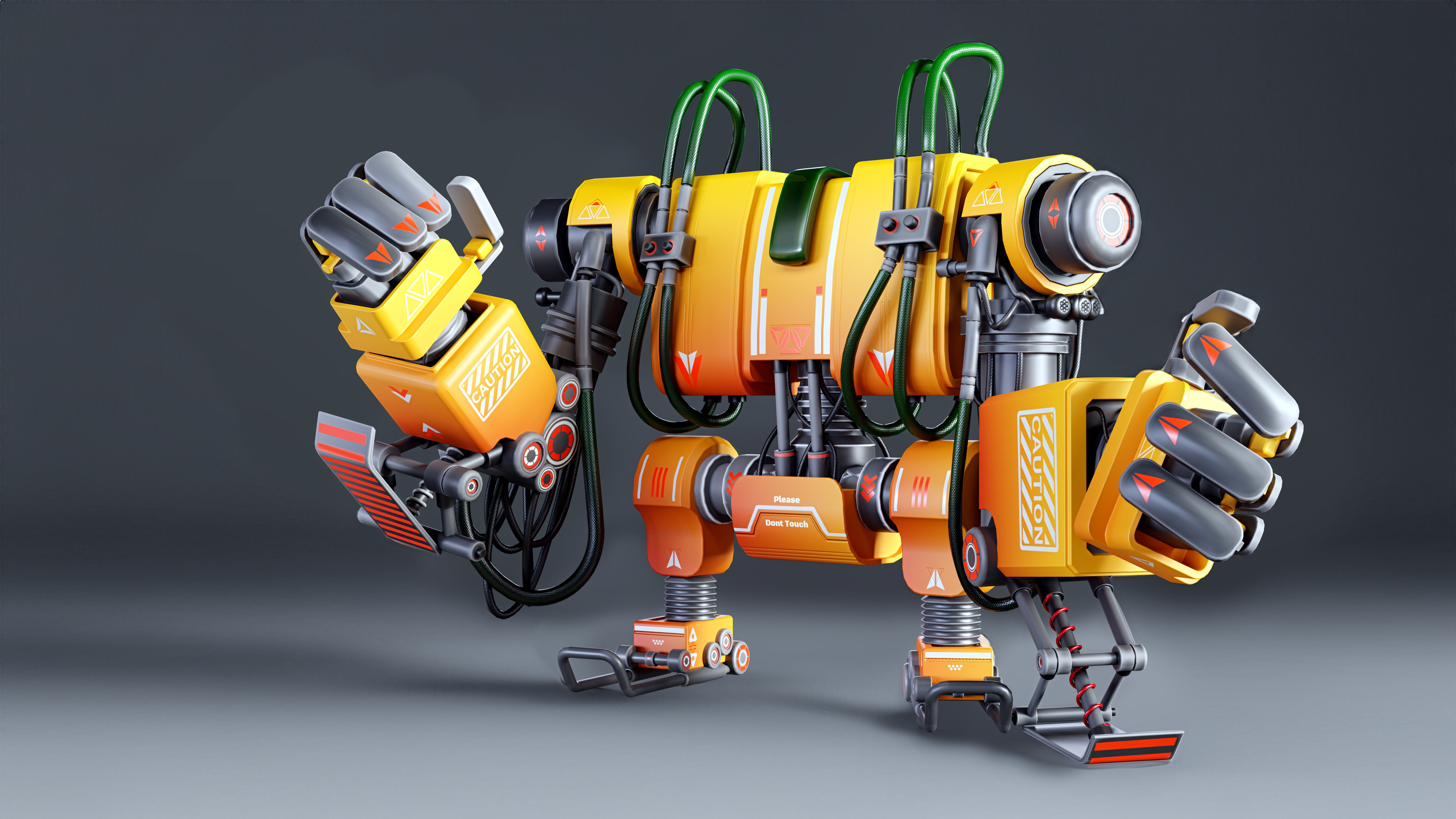 Skatetron-Game Asset Low-poly 3D model_3